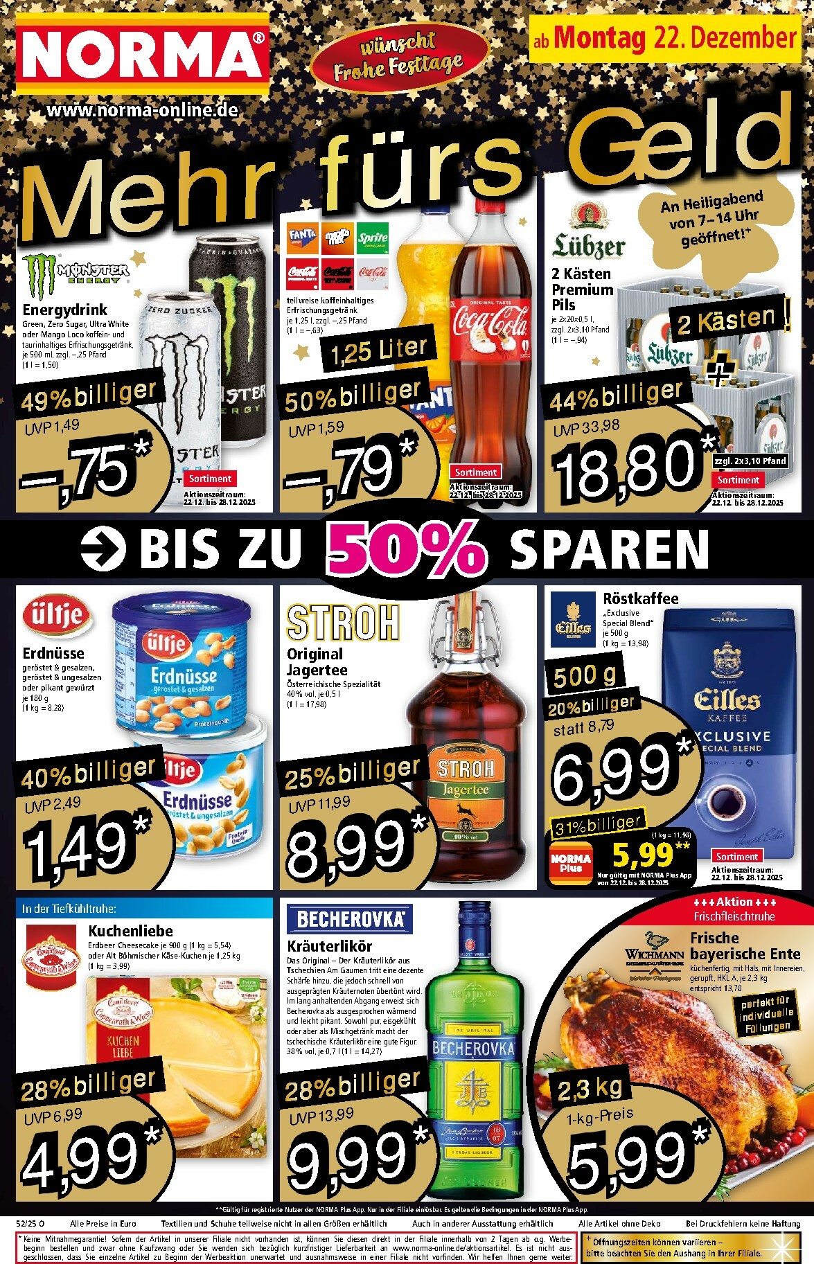 Norma-Prospekt gültig vom 22.12. bis 27.12.