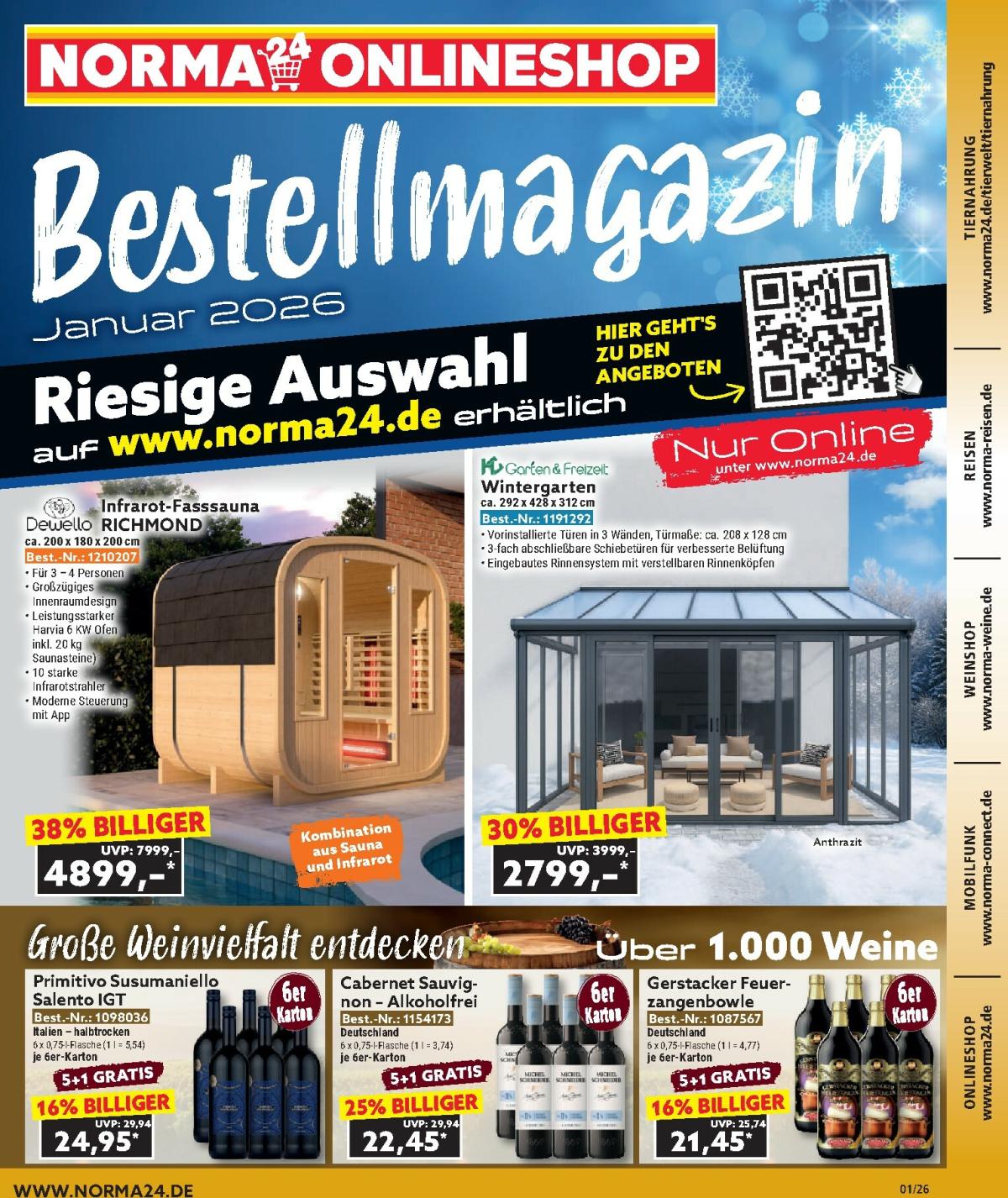 Norma - Bestellmagazin-Prospekt gültig vom 01.01. bis 31.01.