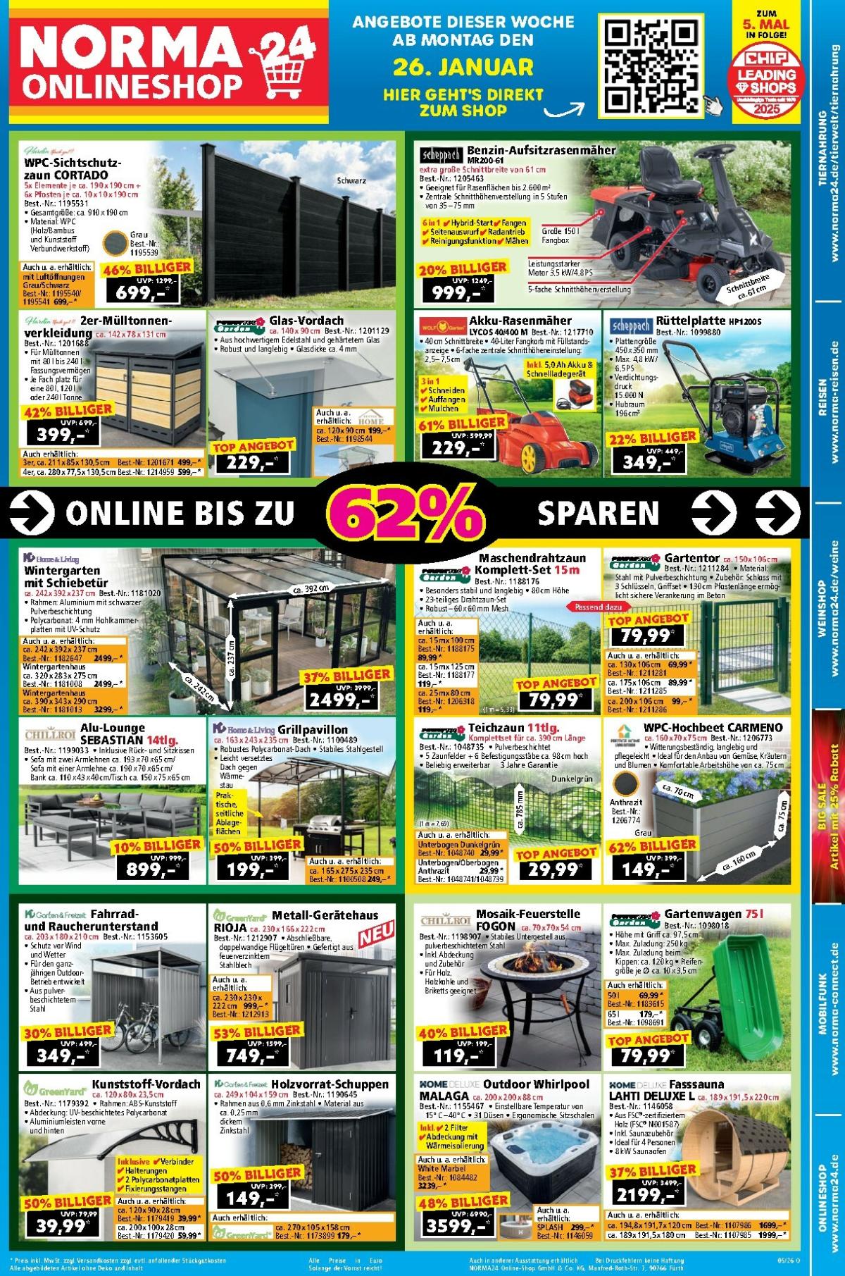 Norma24 - Onlineshop-Prospekt gültig vom 26.01. bis 01.02.