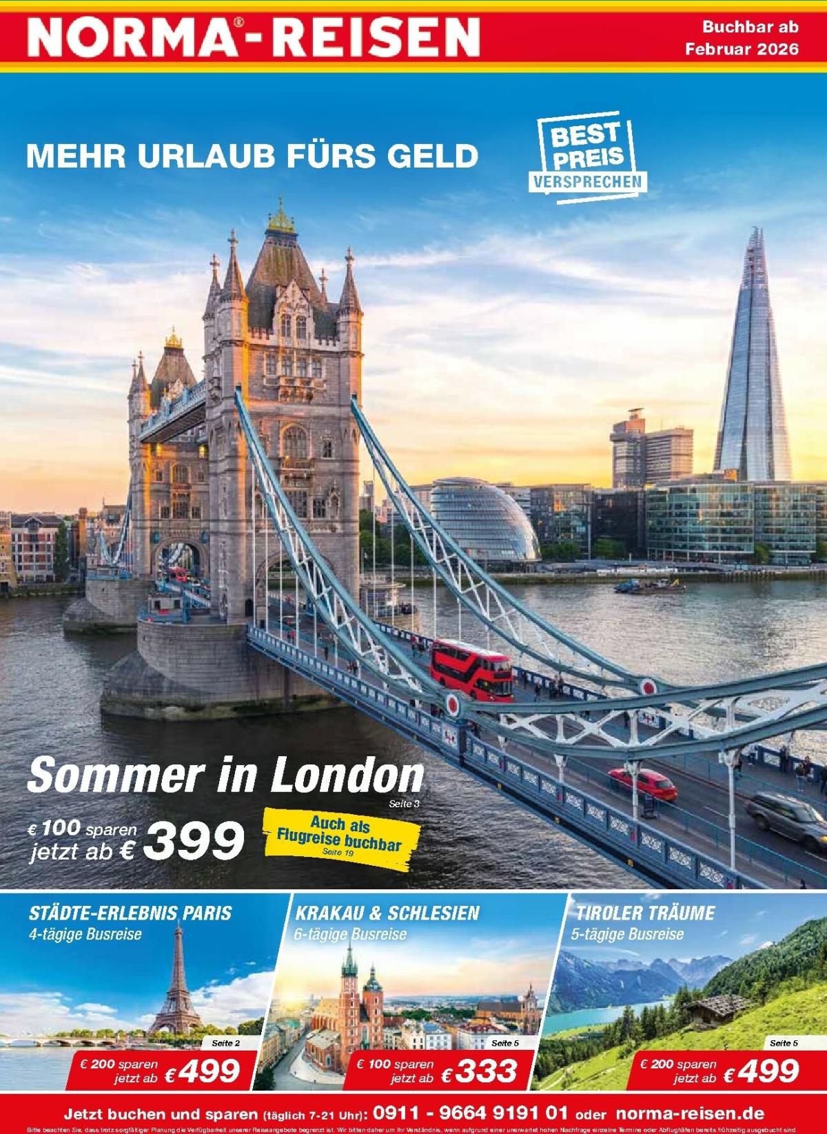 Norma - Reisen-Prospekt gültig vom 01.02.2026 bis 28.02.2026