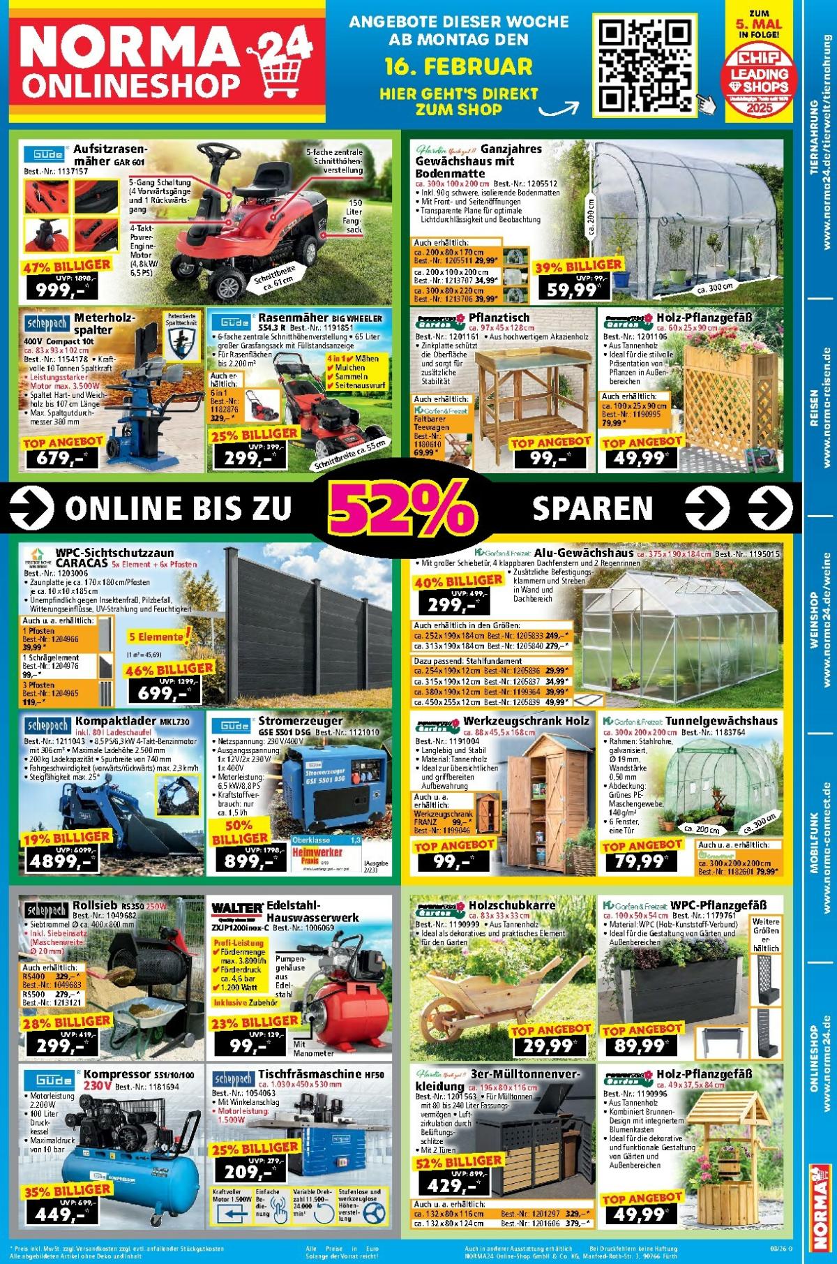 Norma24 - Onlineshop-Prospekt gültig vom 16.02.2026 bis 22.02.2026