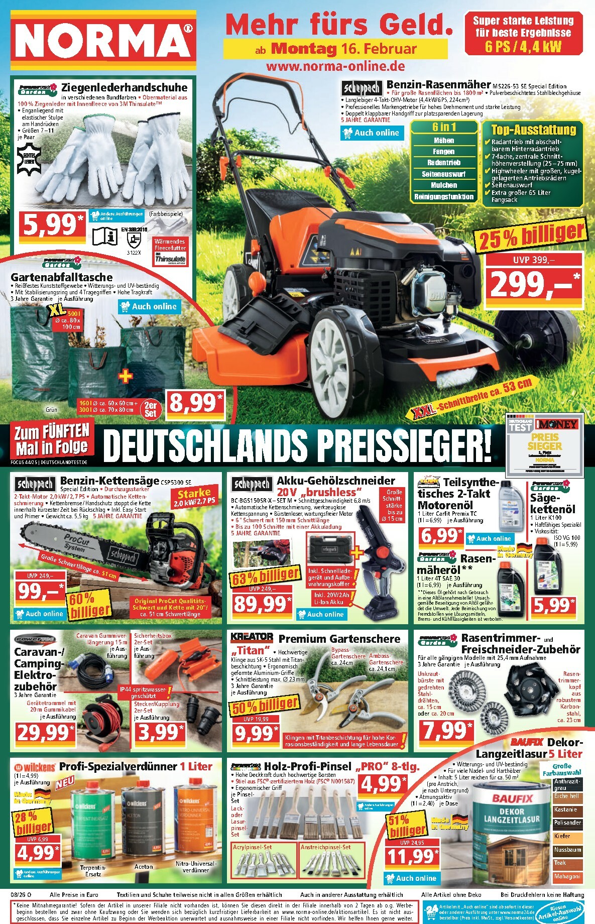 Norma-Prospekt gültig vom 16.02.2026 bis 21.02.2026