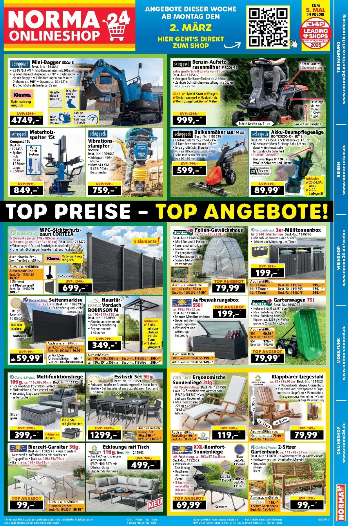 Norma - Onlineshop-Prospekt gültig vom 02.03.2026 bis 08.03.2026