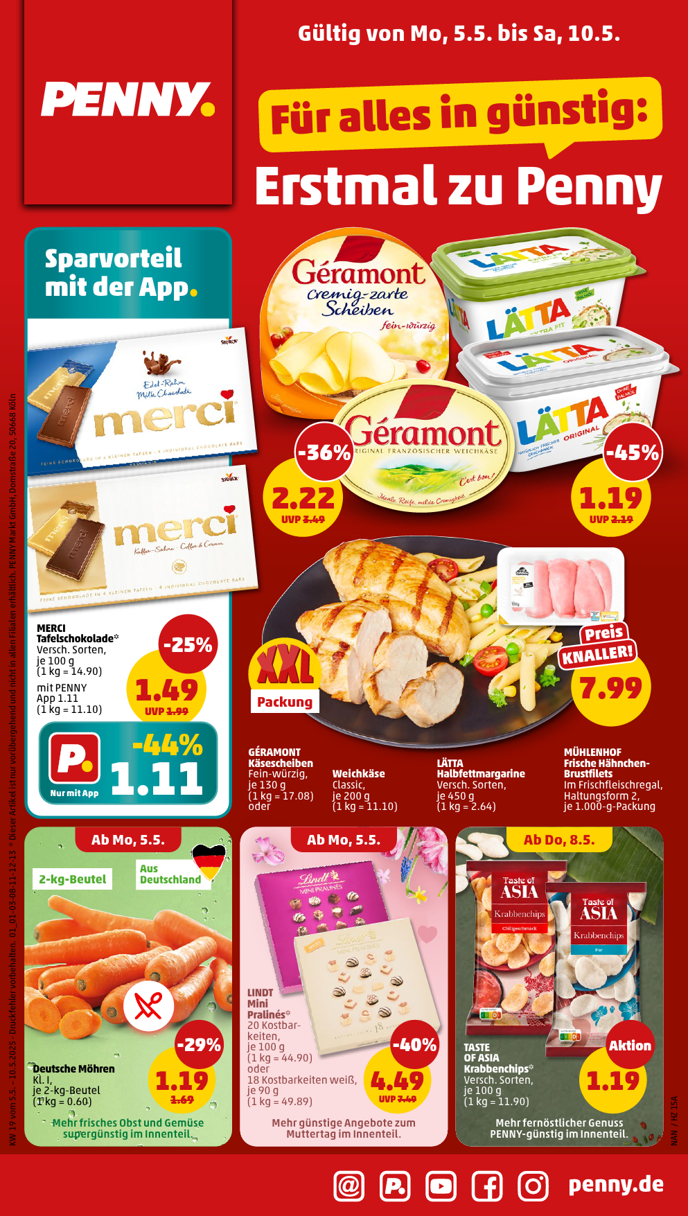 PENNY-Prospekt gültig von 05.05. bis 10.05.