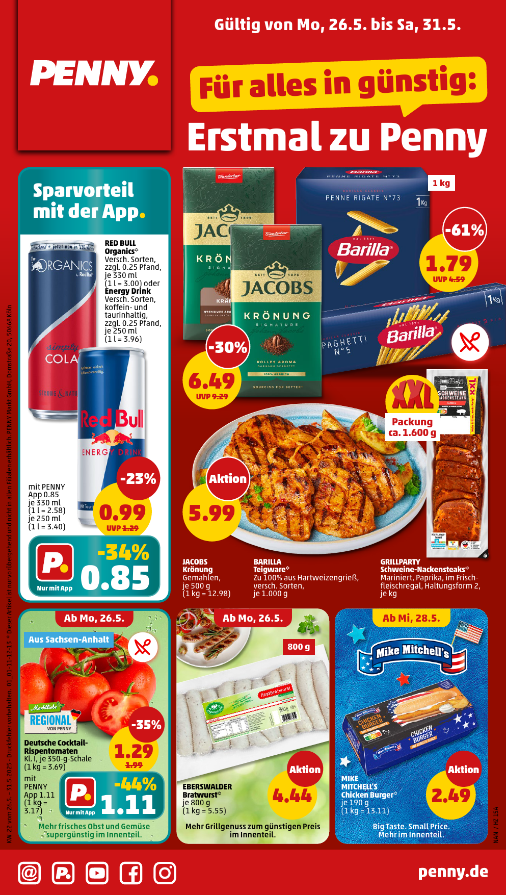 PENNY-Prospekt gültig von 26.05. bis 31.05.