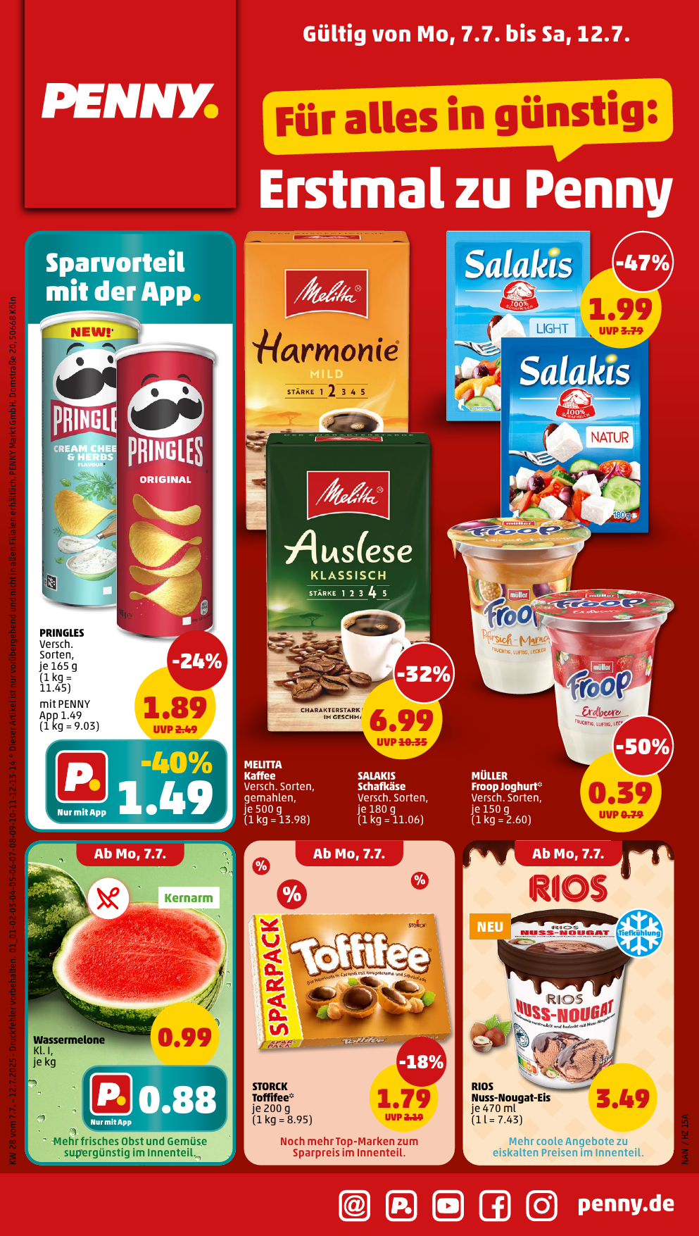 PENNY-Prospekt gültig vom 07.07. bis 12.07.