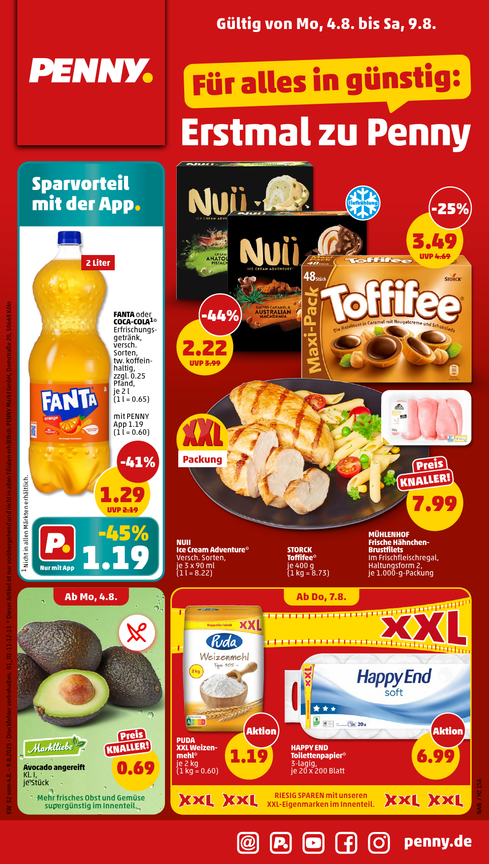 PENNY-Prospekt gültig vom 04.08. bis 09.08.