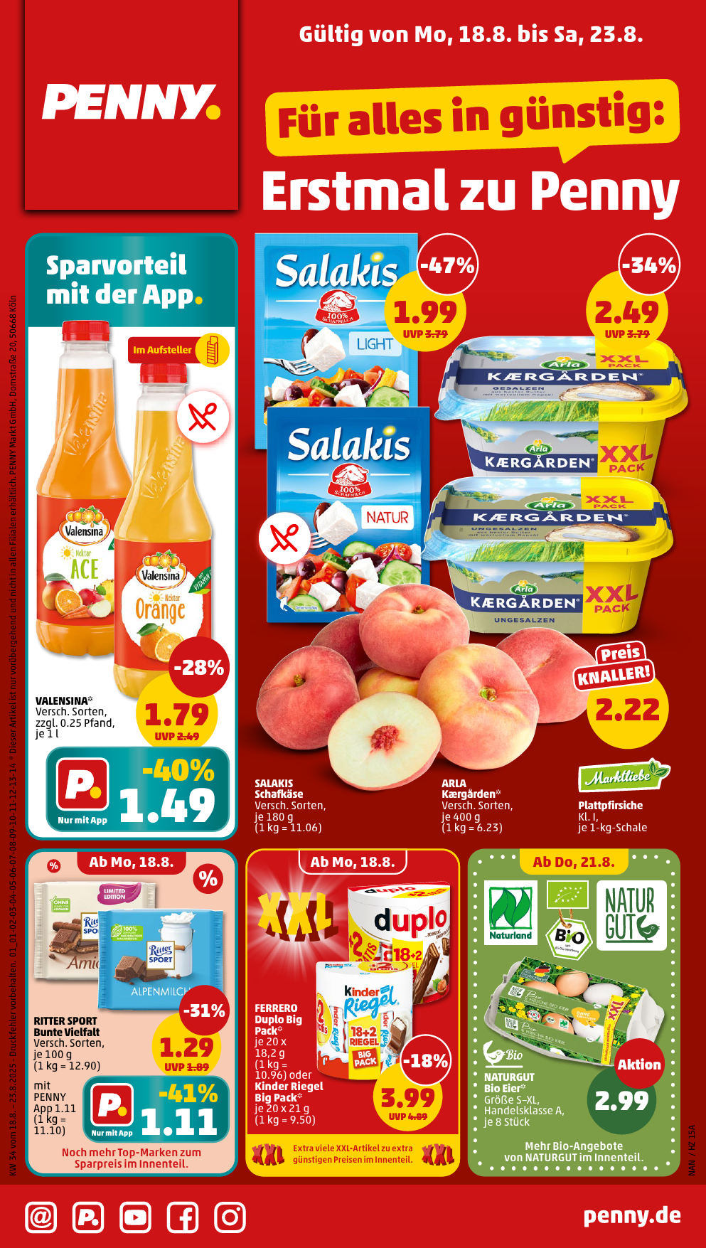 PENNY-Prospekt gültig vom 18.08. bis 23.08.