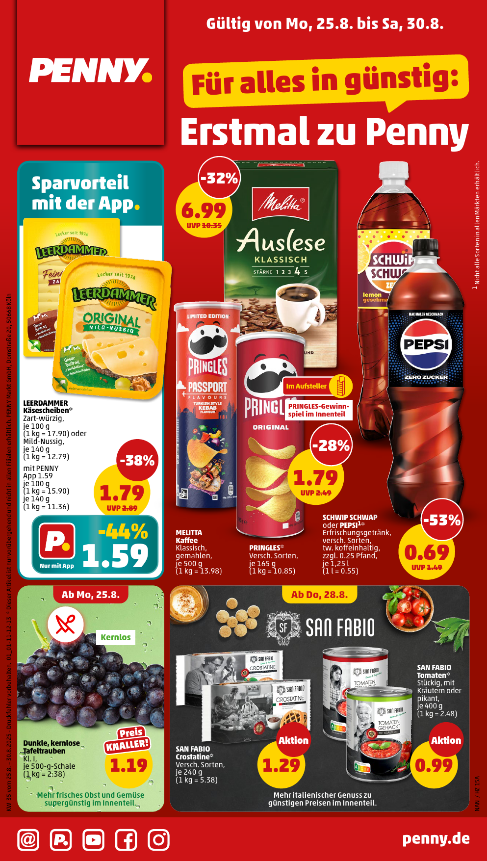 PENNY-Prospekt gültig vom 25.08. bis 30.08.