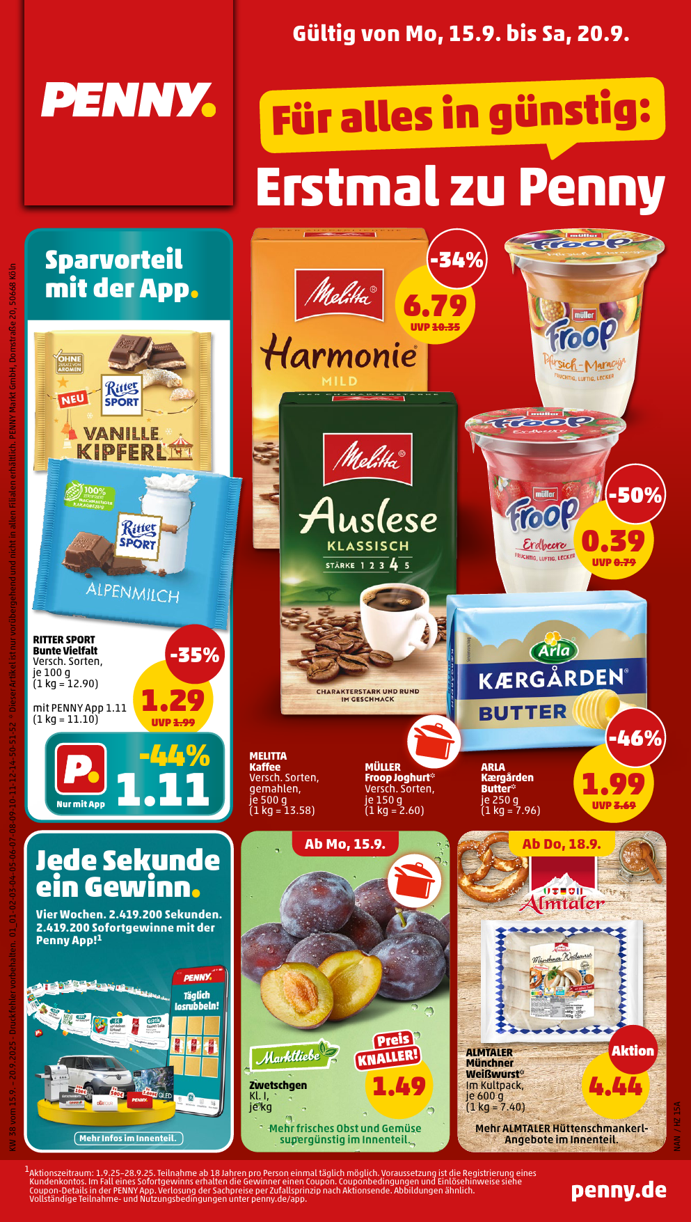 PENNY-Prospekt gültig vom 15.09. bis 20.09.