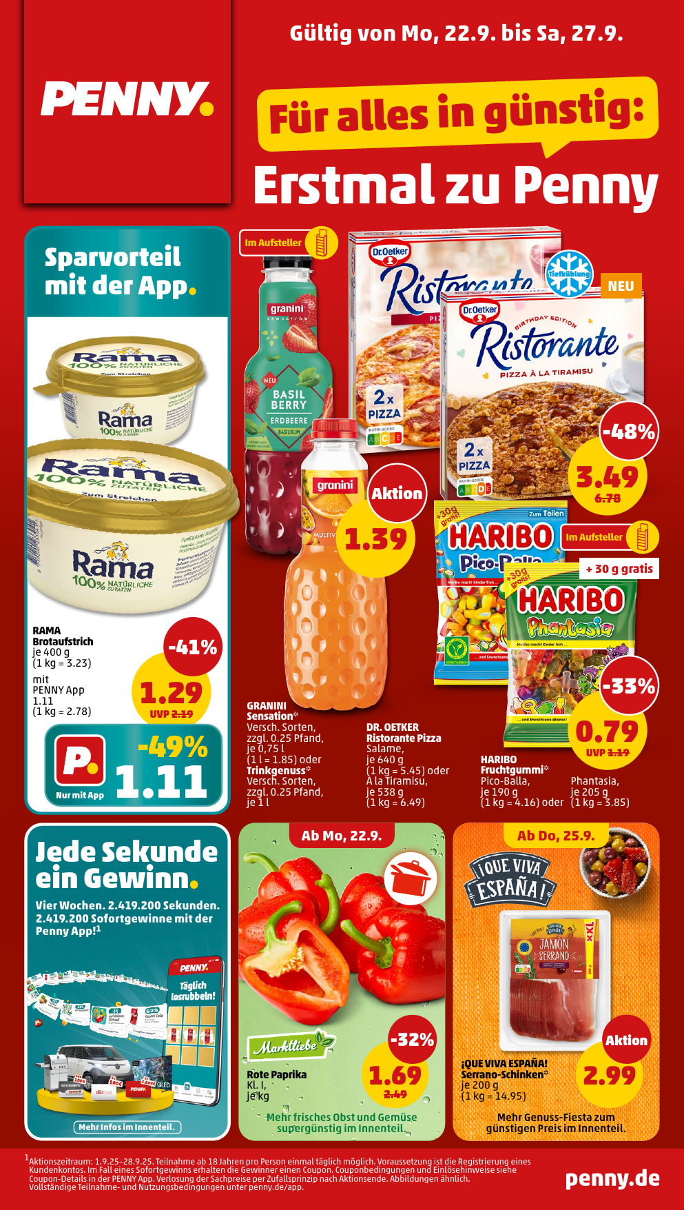 PENNY-Prospekt gültig vom 22.09. bis 27.09.