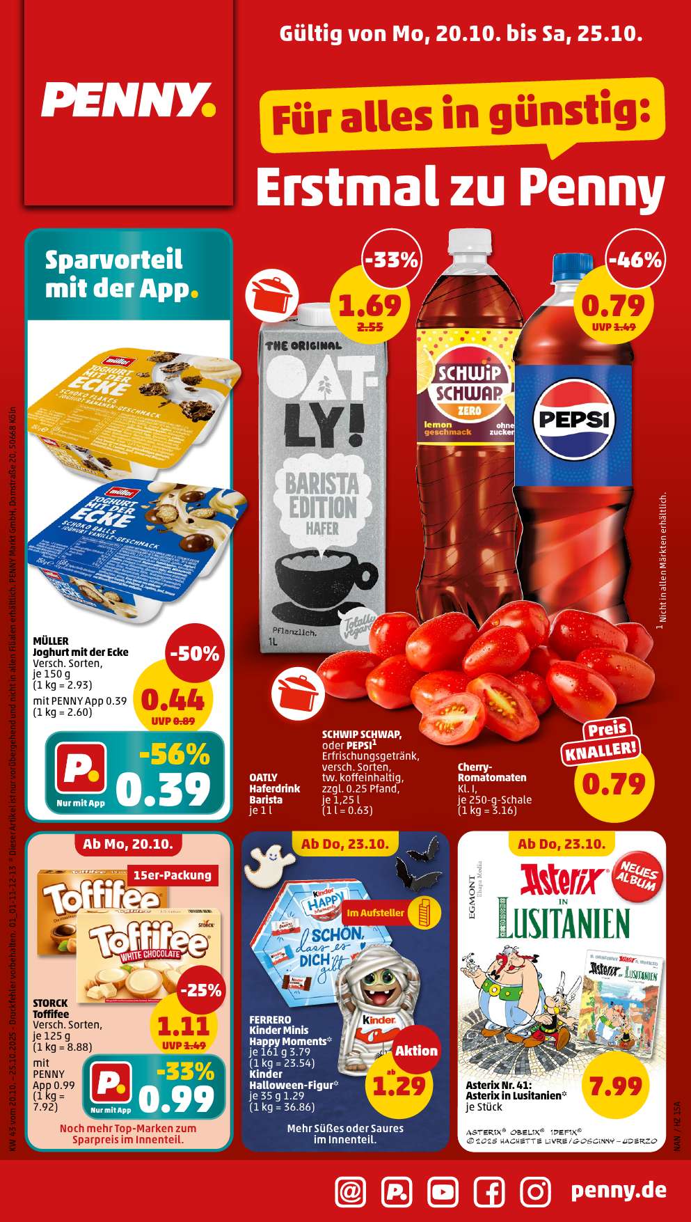 PENNY-Prospekt gültig vom 20.10. bis 25.10.
