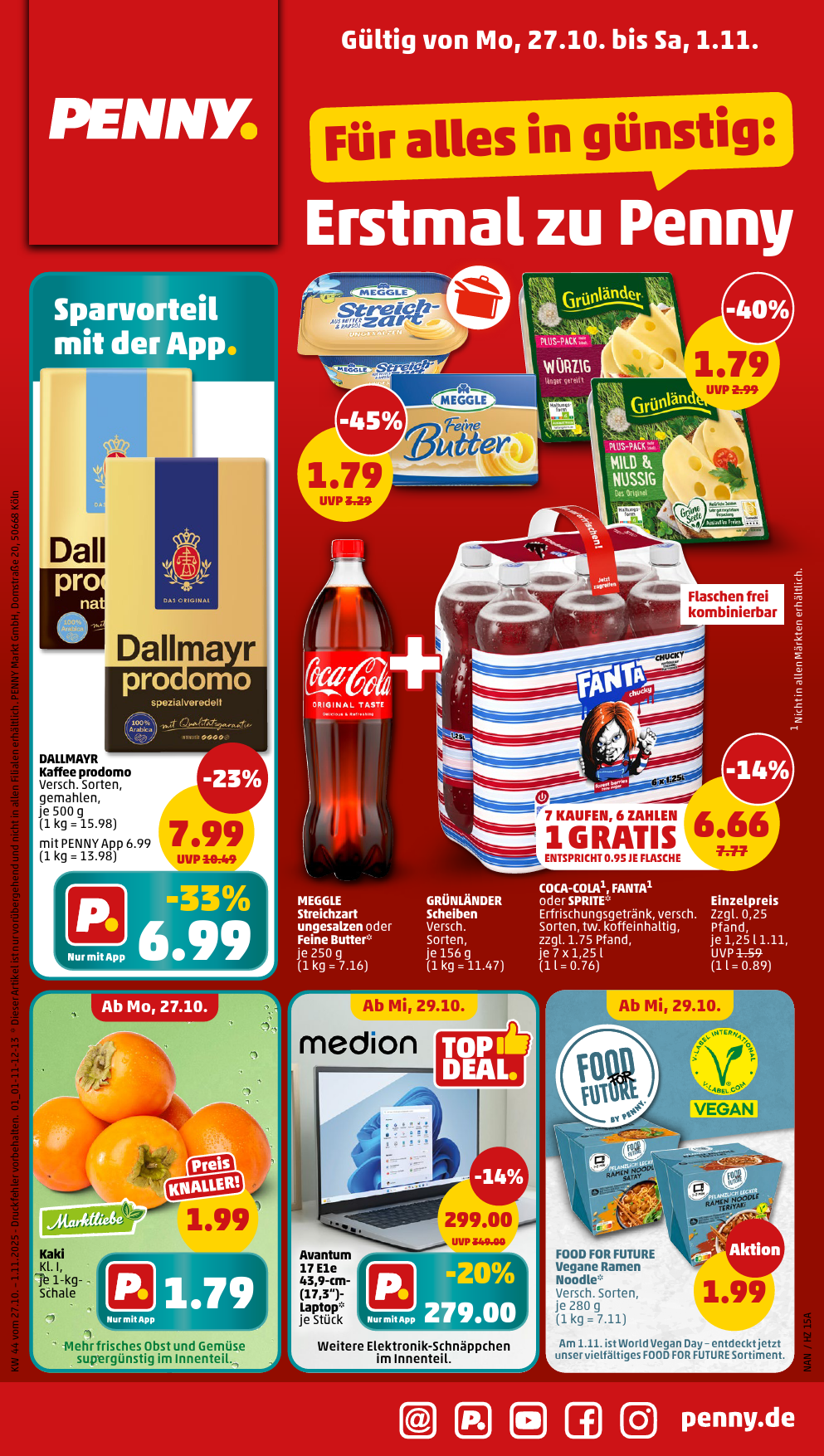PENNY-Prospekt gültig vom 27.10. bis 01.11.