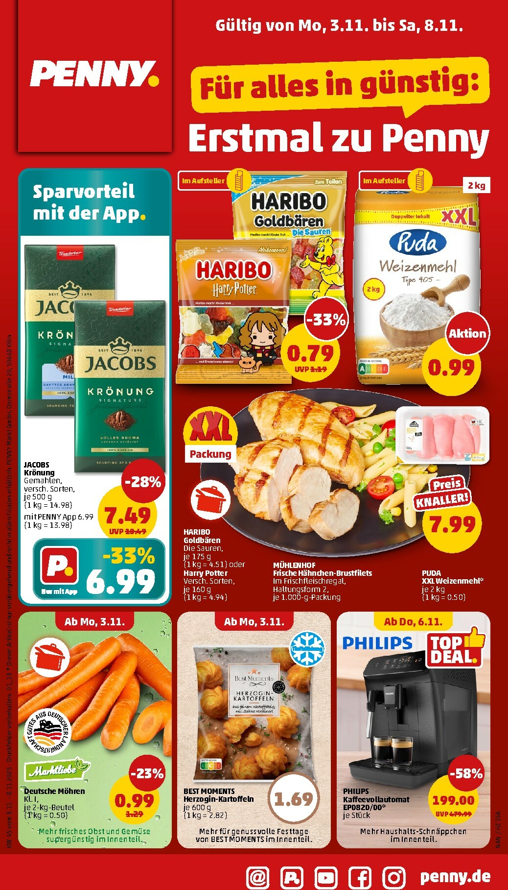 PENNY-Prospekt gültig vom 03.11. bis 08.11.