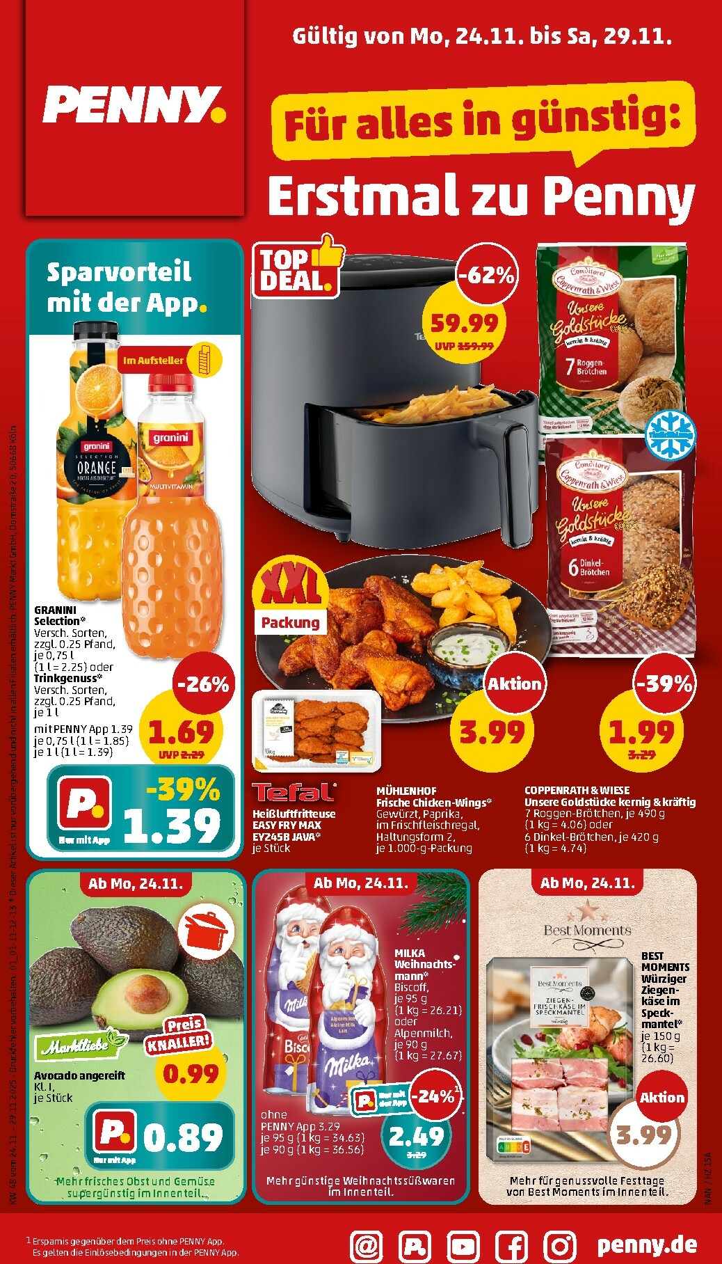 PENNY-Prospekt gültig vom 24.11. bis 29.11.