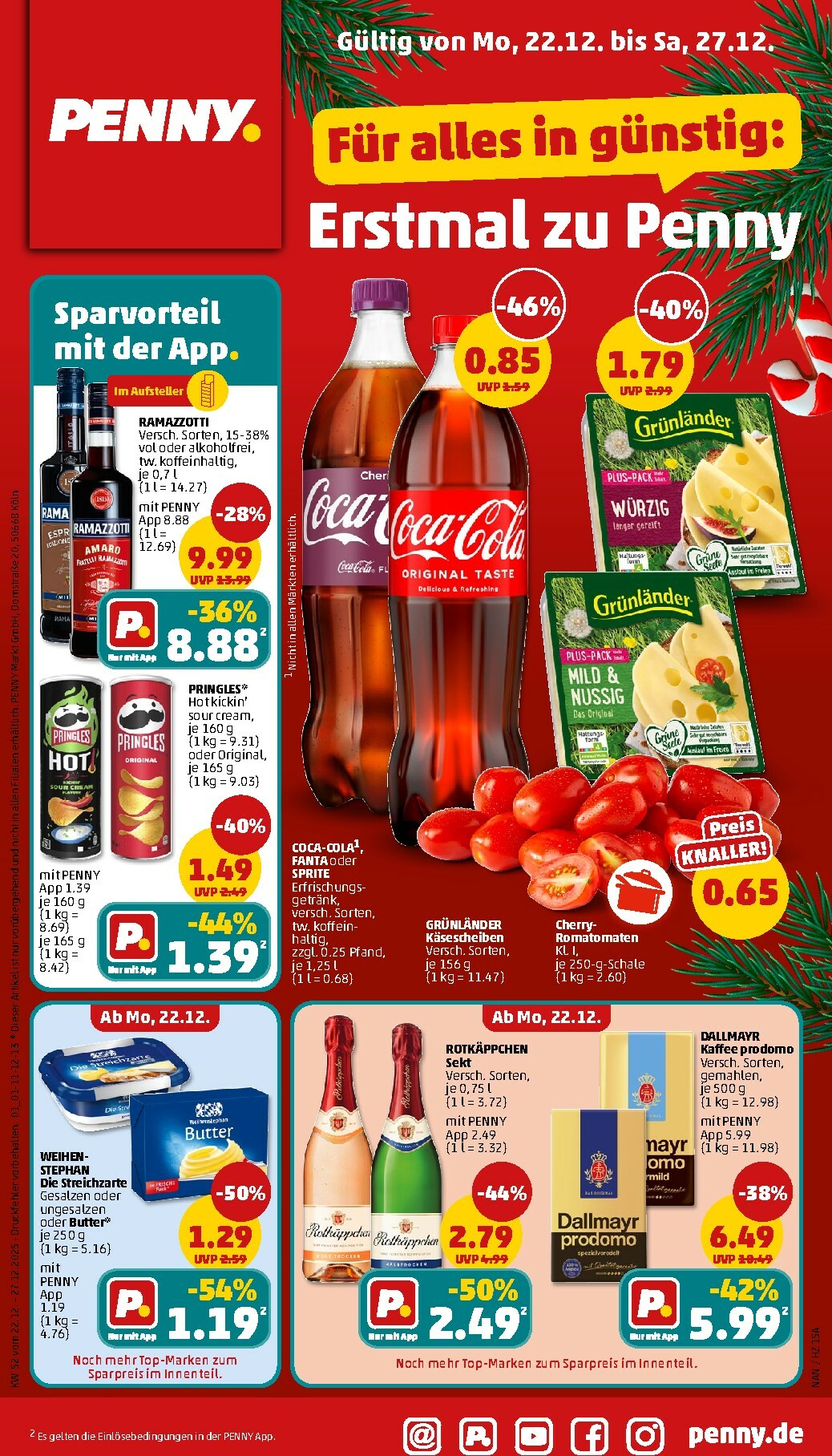 PENNY-Prospekt gültig vom 22.12. bis 27.12.