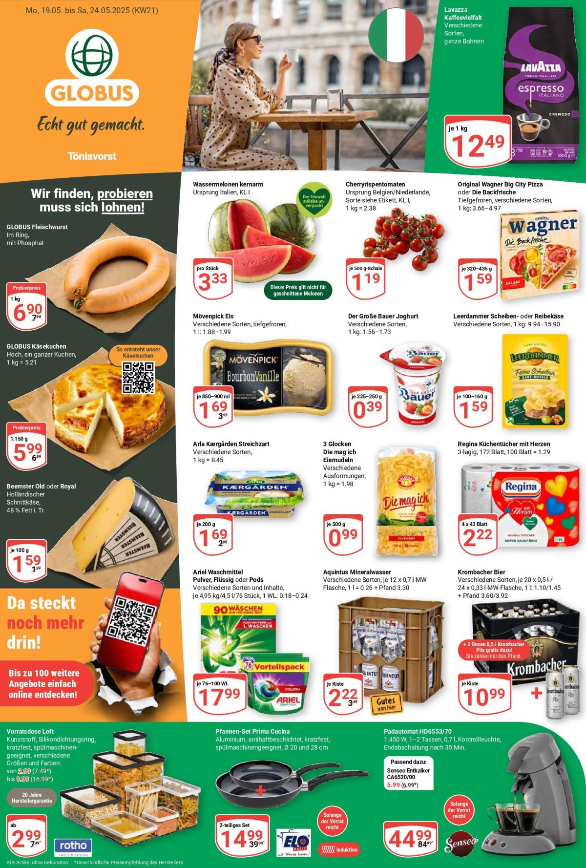 Globus - Tönisvorst-Prospekt gültig von 19.05. bis 24.05.