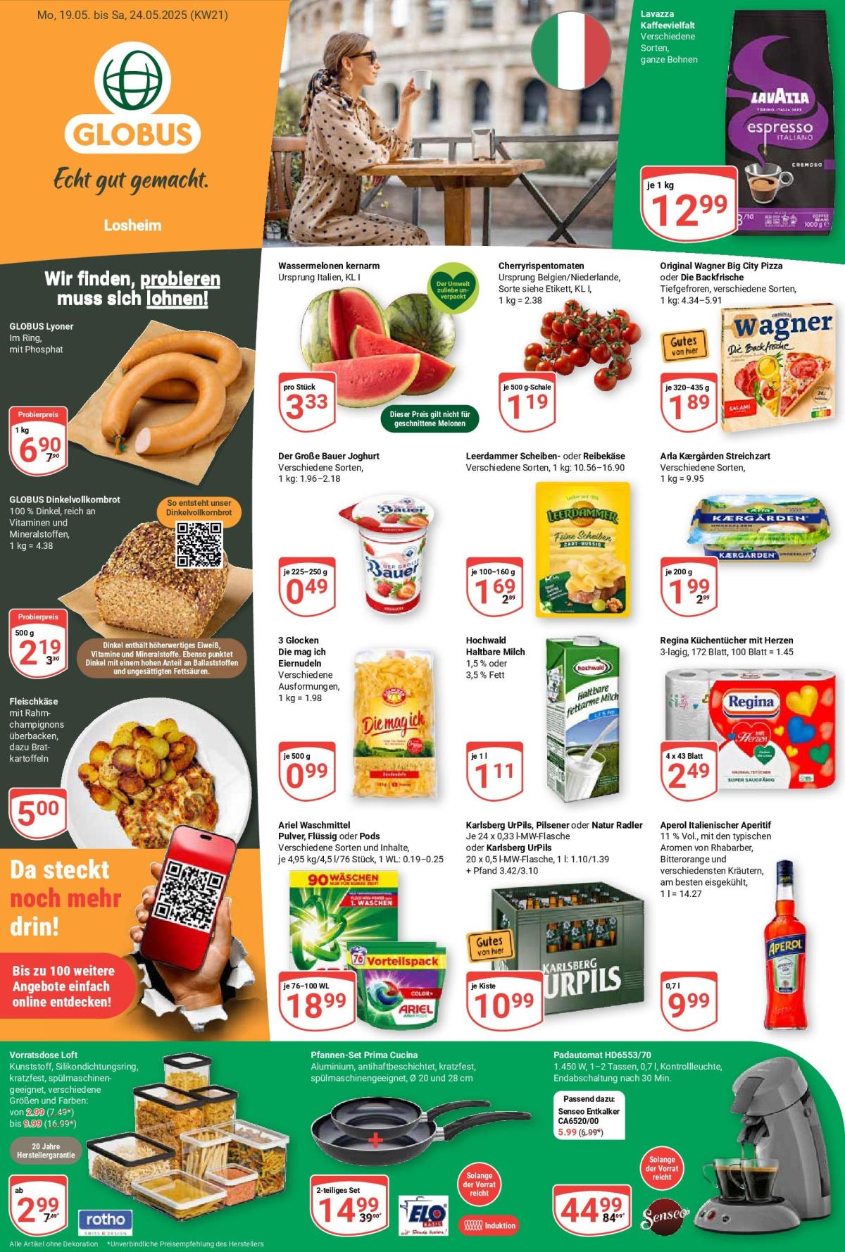 Globus - Losheim-Prospekt gültig von 19.05. bis 24.05.