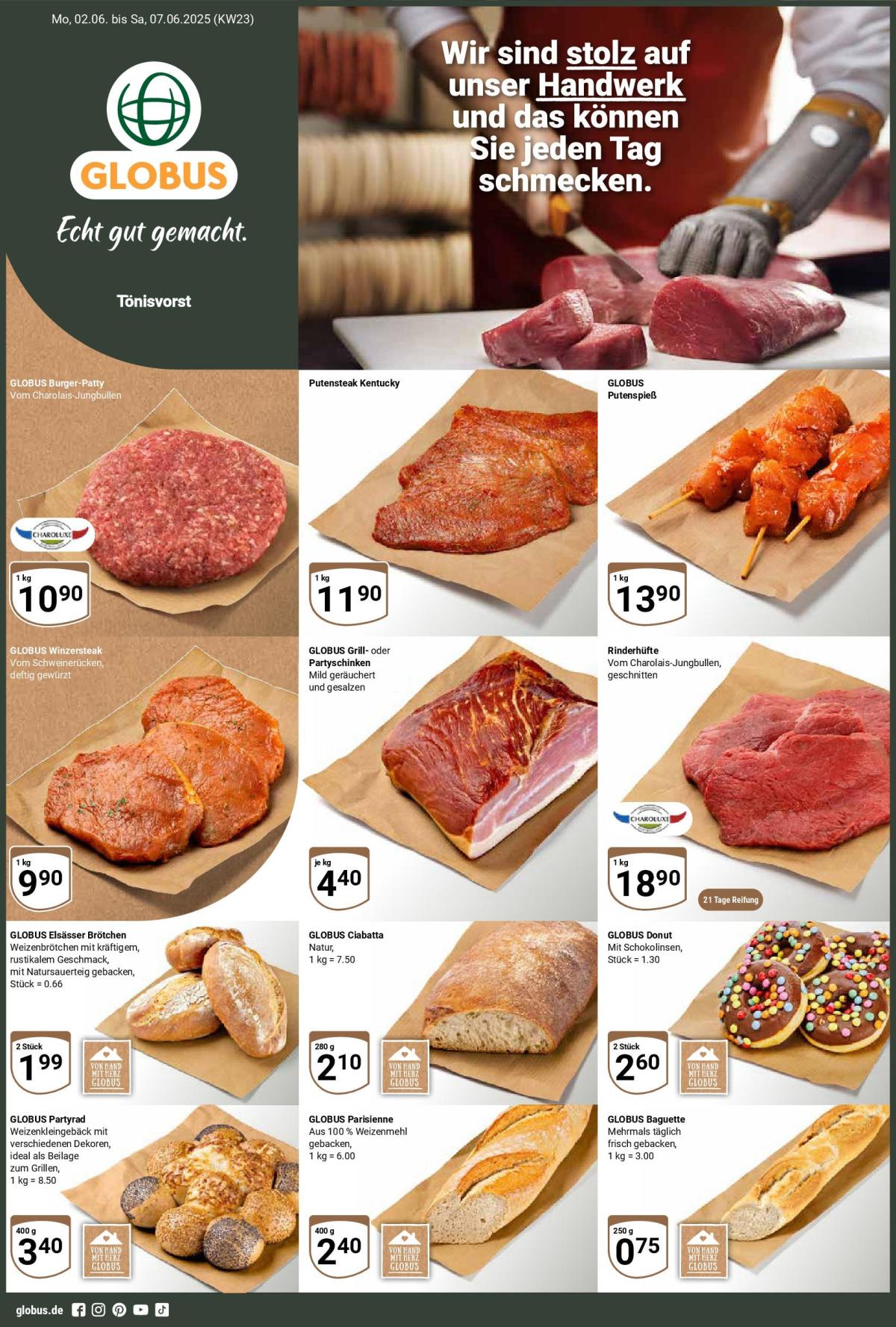Globus - Tönisvorst-Prospekt gültig von 02.06. bis 07.06.