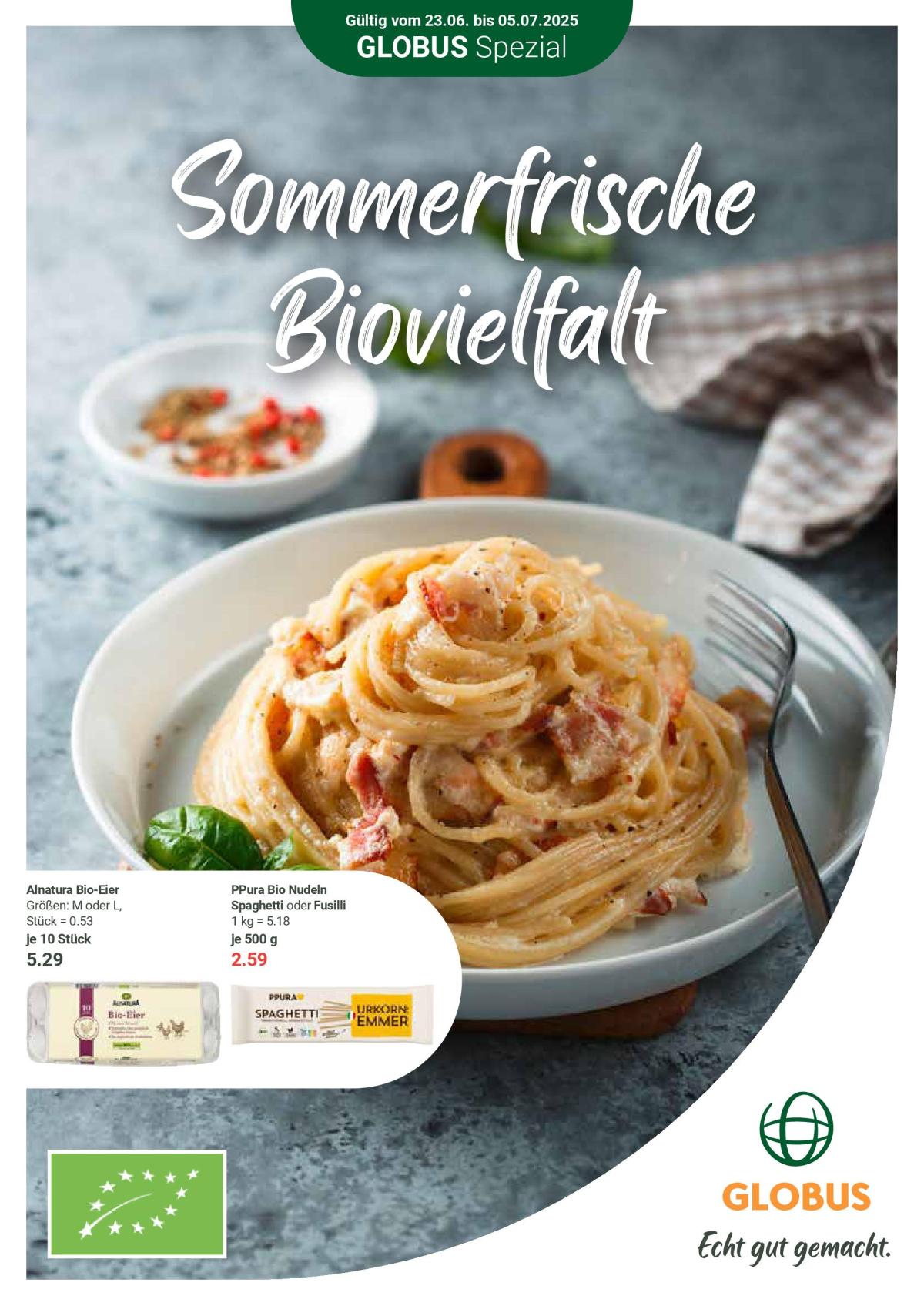 Globus - Sommerfrische-Prospekt gültig vom 23.06. bis 05.07.