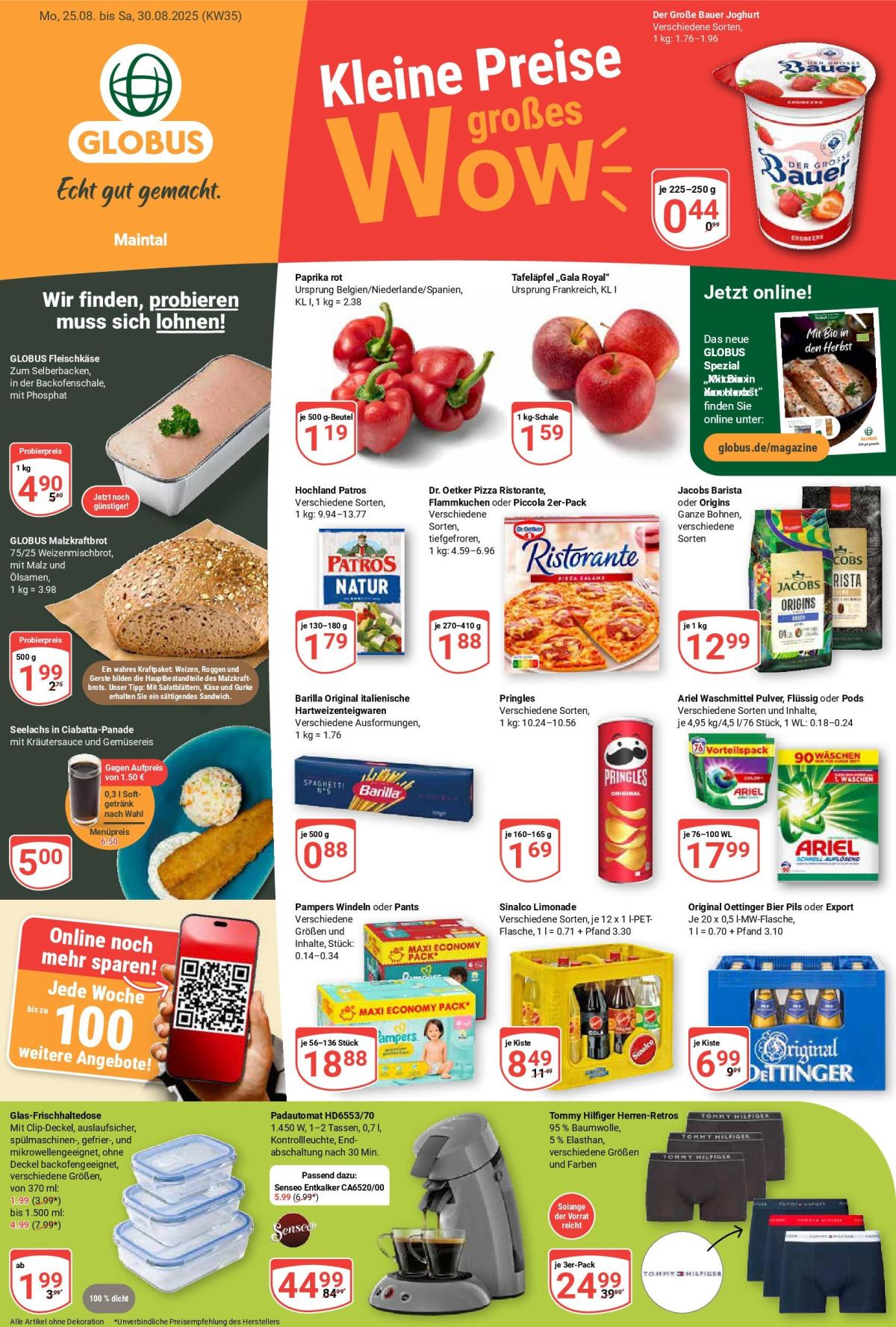 Globus - Maintal-Prospekt gültig vom 25.08. bis 30.08.
