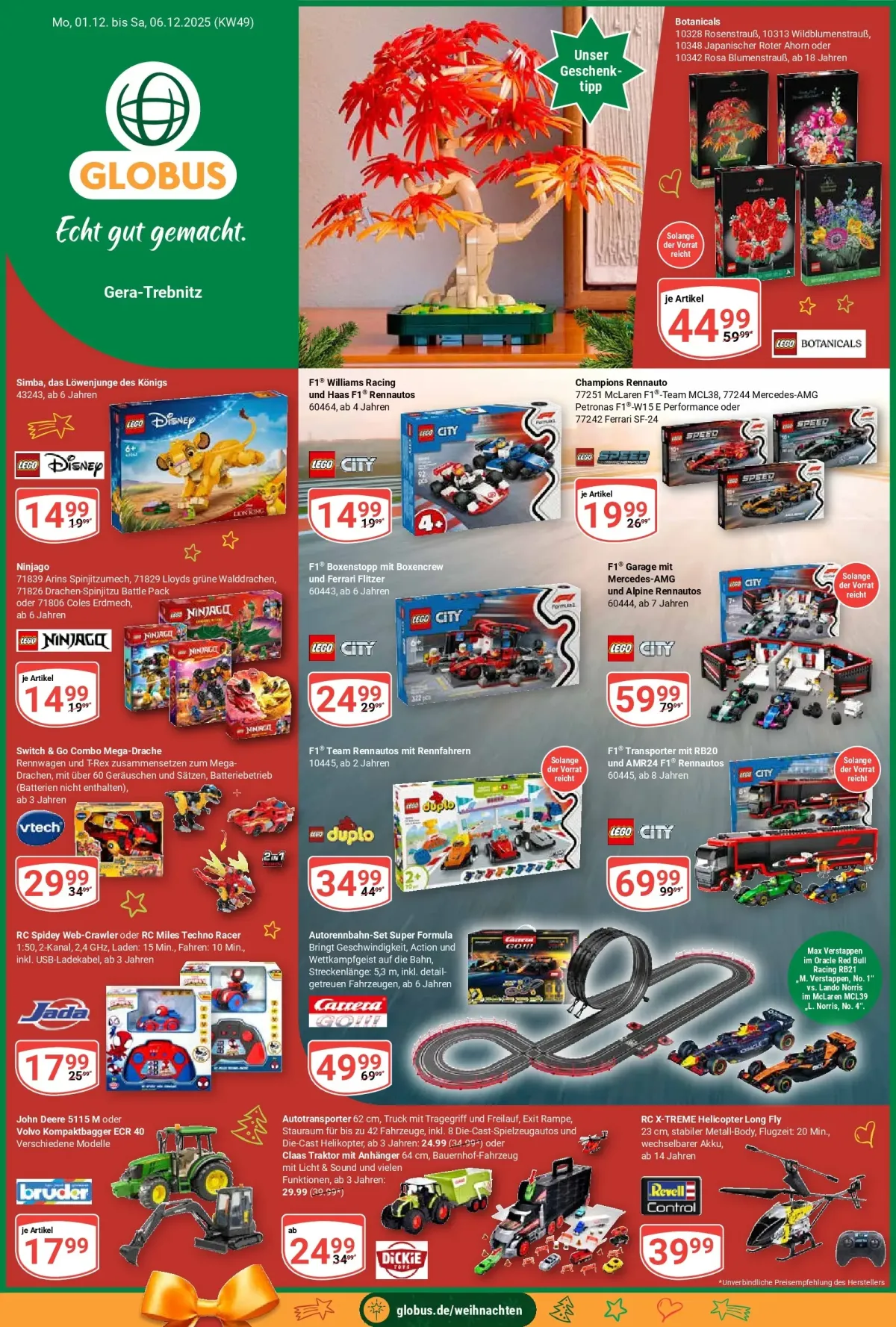 Globus - Gera-Trebnitz-Prospekt gültig vom 01.12. bis 06.12.