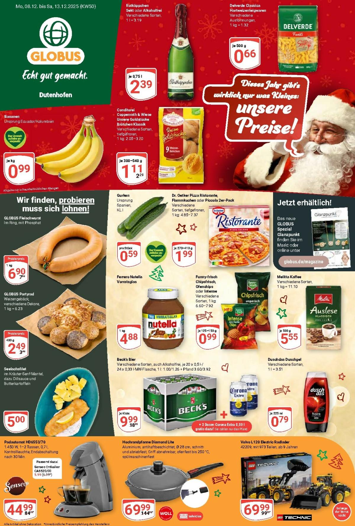 Globus - Dutenhofen-Prospekt gültig vom 08.12. bis 13.12.