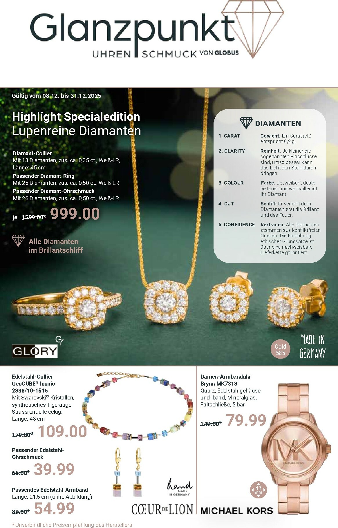 Globus - Glanzpunkt-Prospekt gültig vom 08.12. bis 31.12.