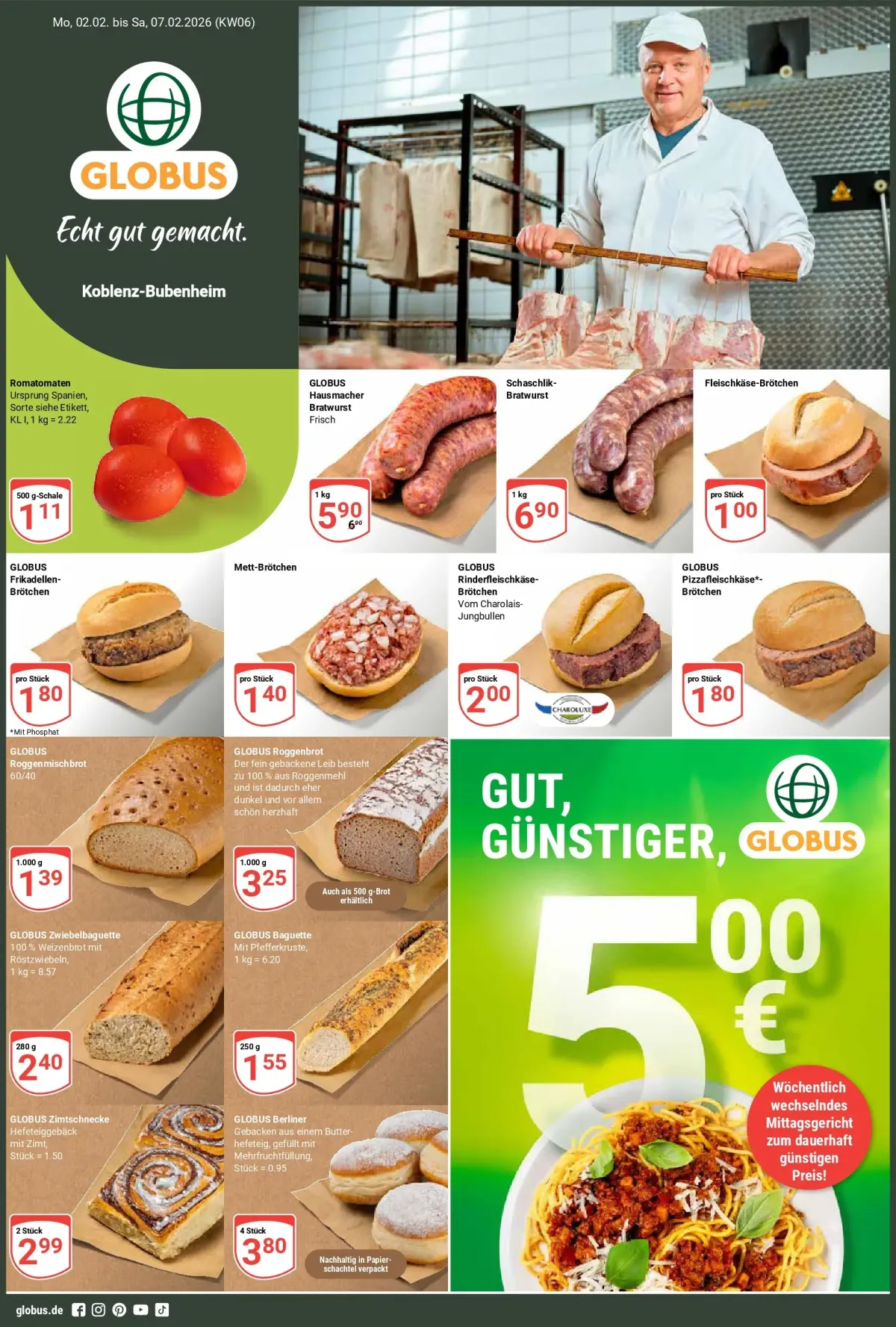 Globus - Koblenz-Bubenheim-Prospekt gültig vom 02.02.2026 bis 07.02.2026