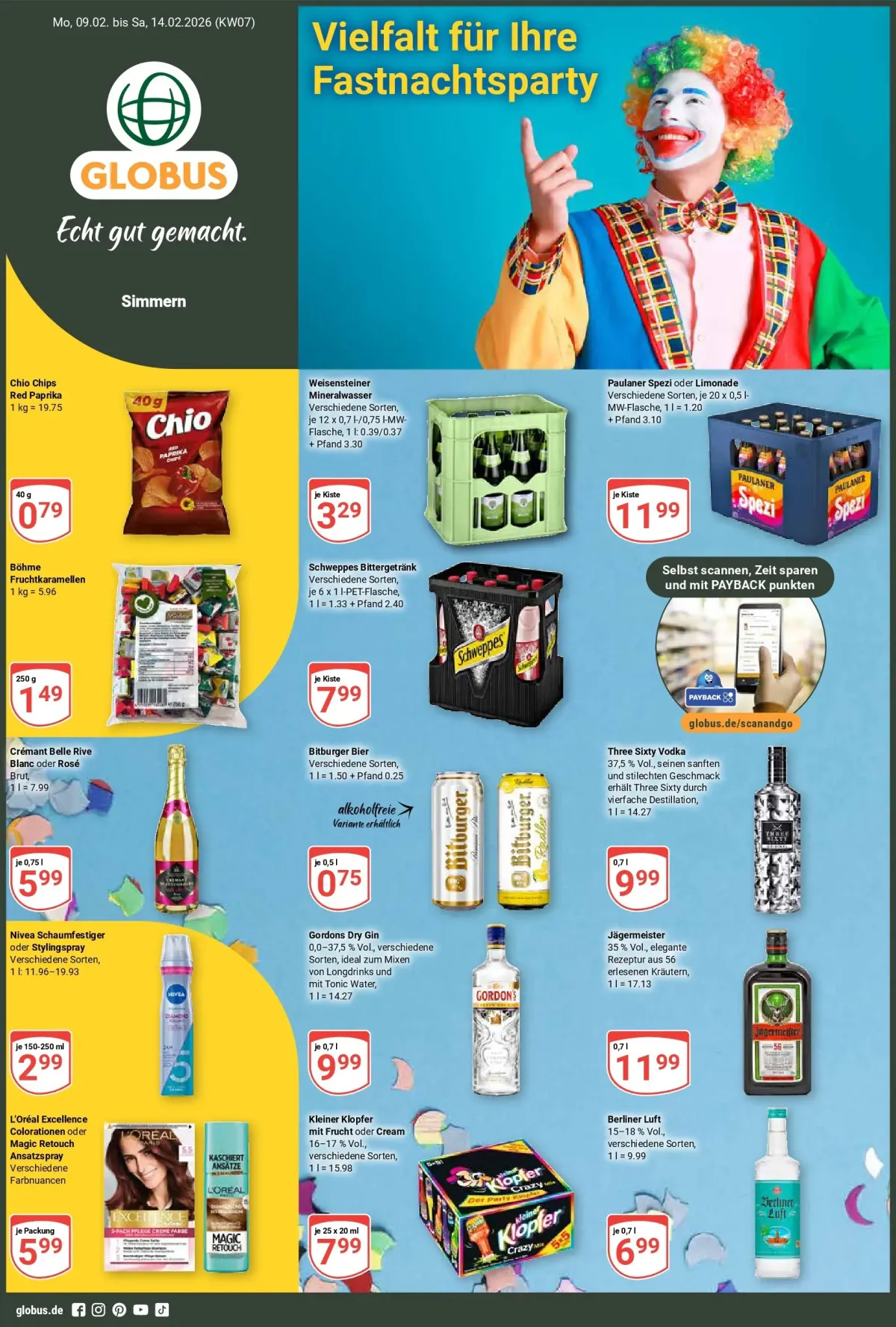 Globus - Simmern-Prospekt gültig vom 09.02.2026 bis 14.02.2026