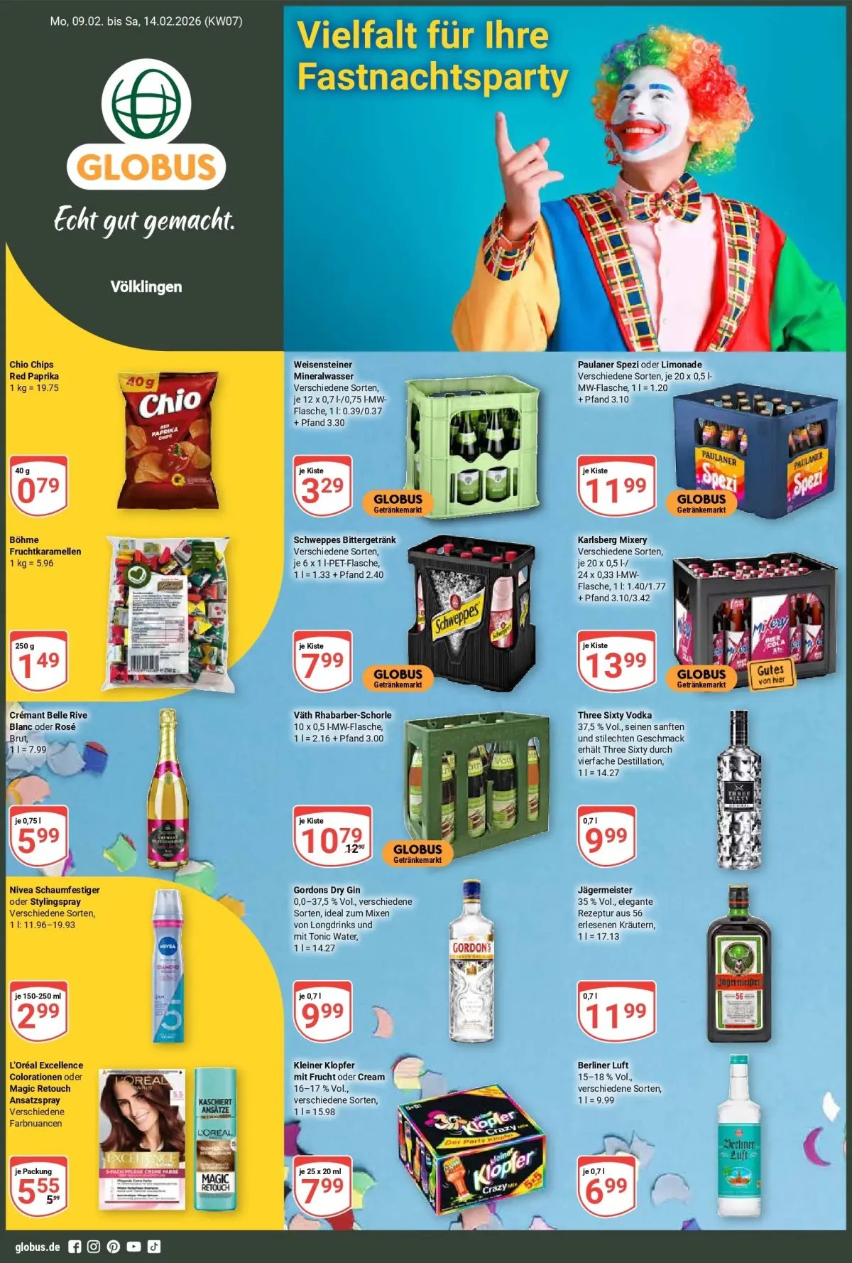 Globus - Völklingen-Prospekt gültig vom 09.02.2026 bis 14.02.2026