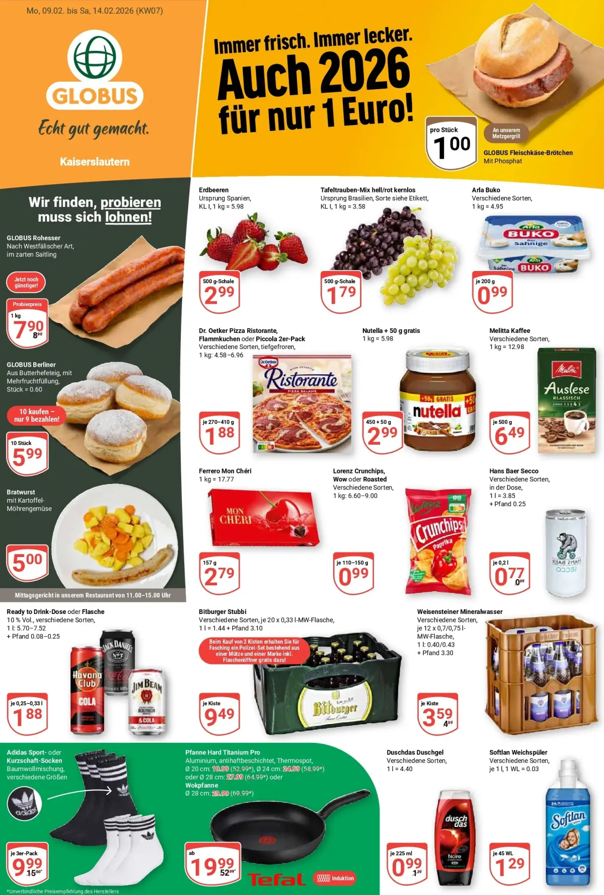 Globus - Kaiserslautern-Prospekt gültig vom 09.02.2026 bis 14.02.2026