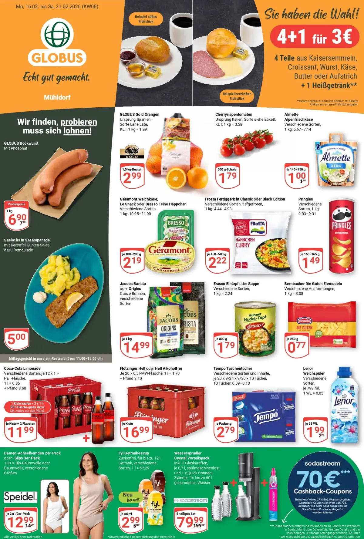 Globus - Mühldorf-Prospekt gültig vom 16.02.2026 bis 21.02.2026