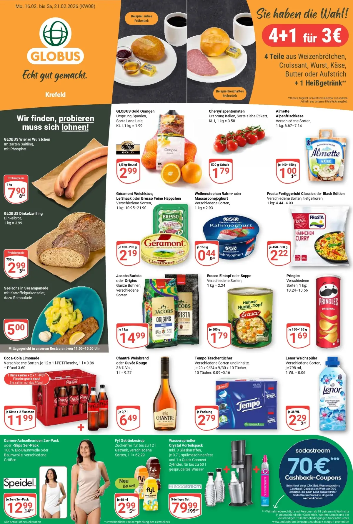 Globus - Krefeld-Prospekt gültig vom 16.02.2026 bis 21.02.2026