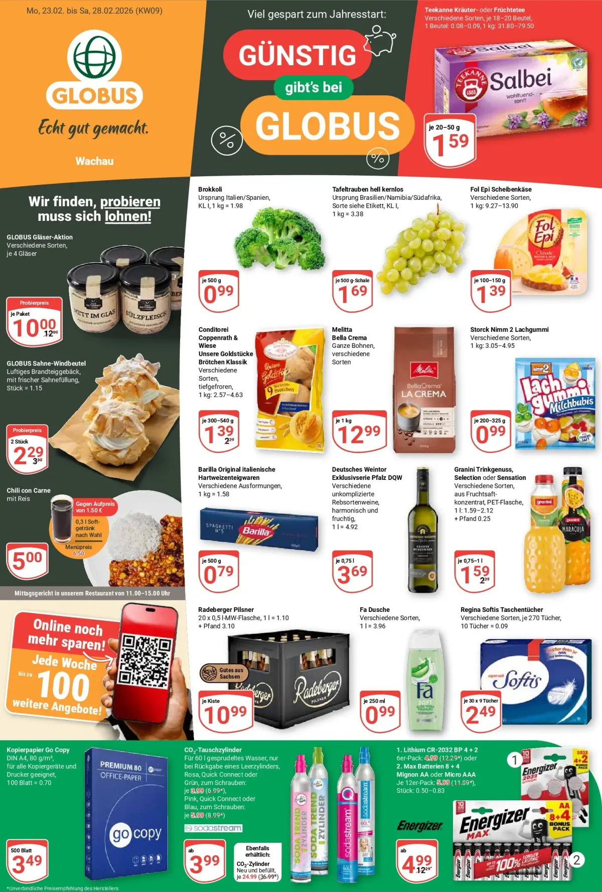 Globus - Wachau-Prospekt gültig vom 23.02.2026 bis 28.02.2026