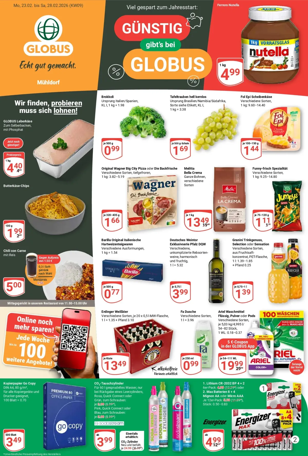 Globus - Mühldorf-Prospekt gültig vom 23.02.2026 bis 28.02.2026