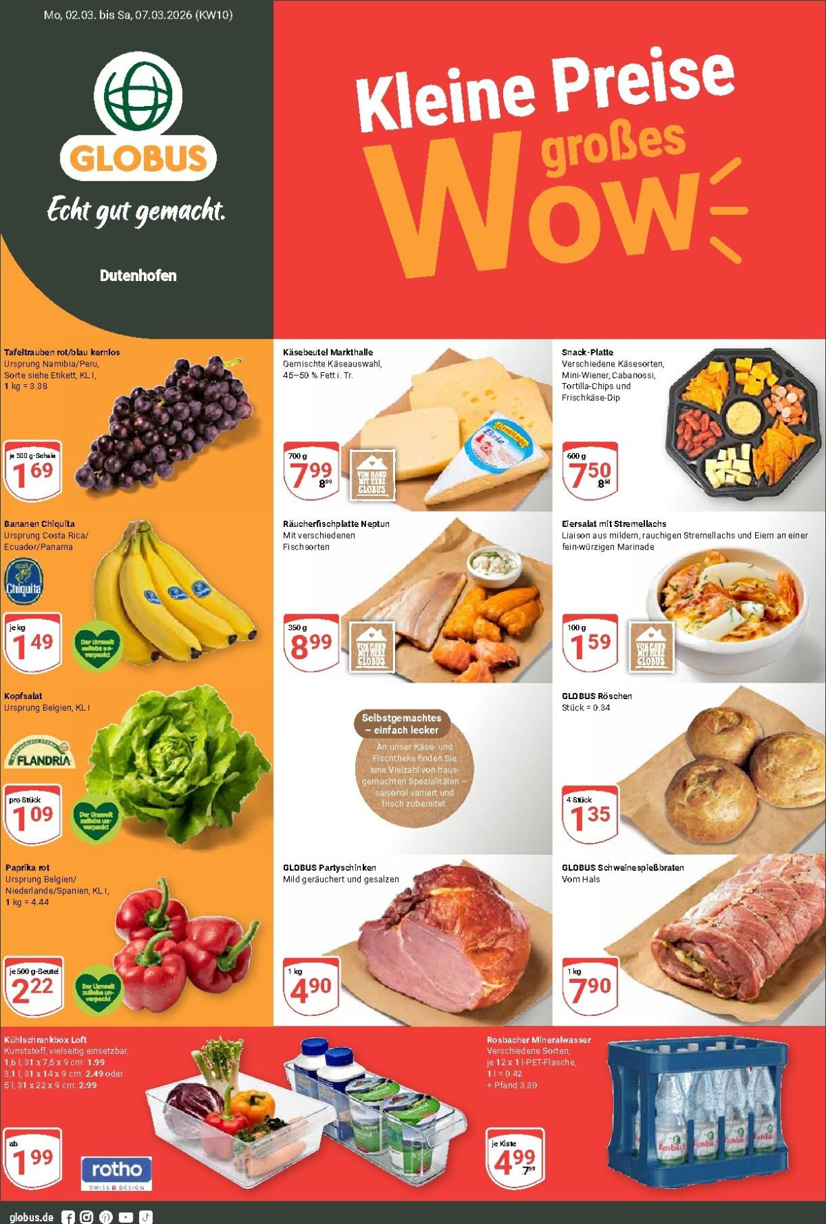Globus - Dutenhofen-Prospekt gültig vom 02.03.2026 bis 07.03.2026