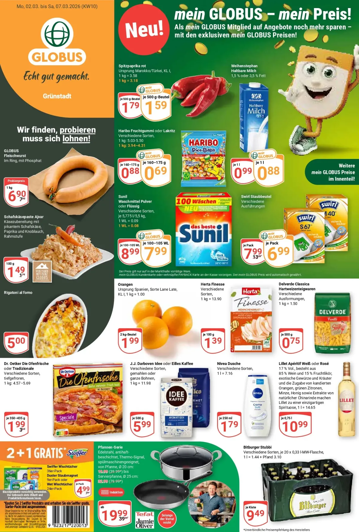Globus - Grünstadt-Prospekt gültig vom 02.03.2026 bis 07.03.2026