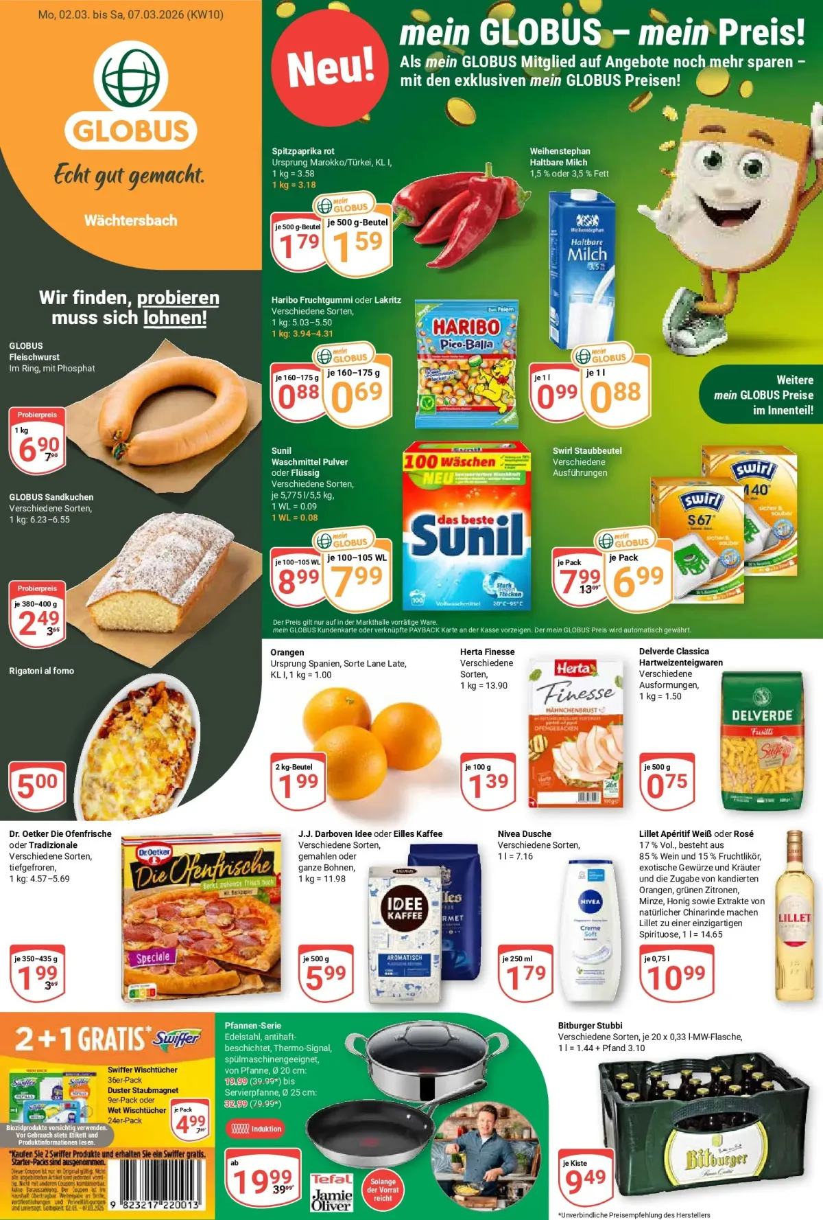 Globus - Wächtersbach-Prospekt gültig vom 02.03.2026 bis 07.03.2026
