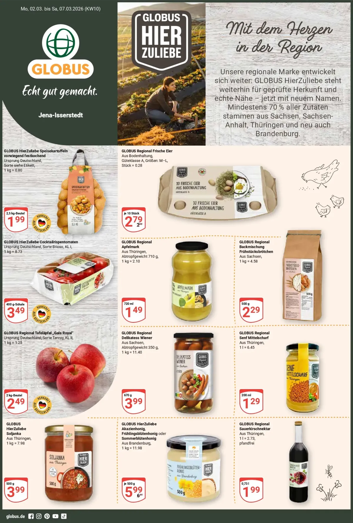 Globus - Jena-Isserstedt-Prospekt gültig vom 02.03.2026 bis 07.03.2026