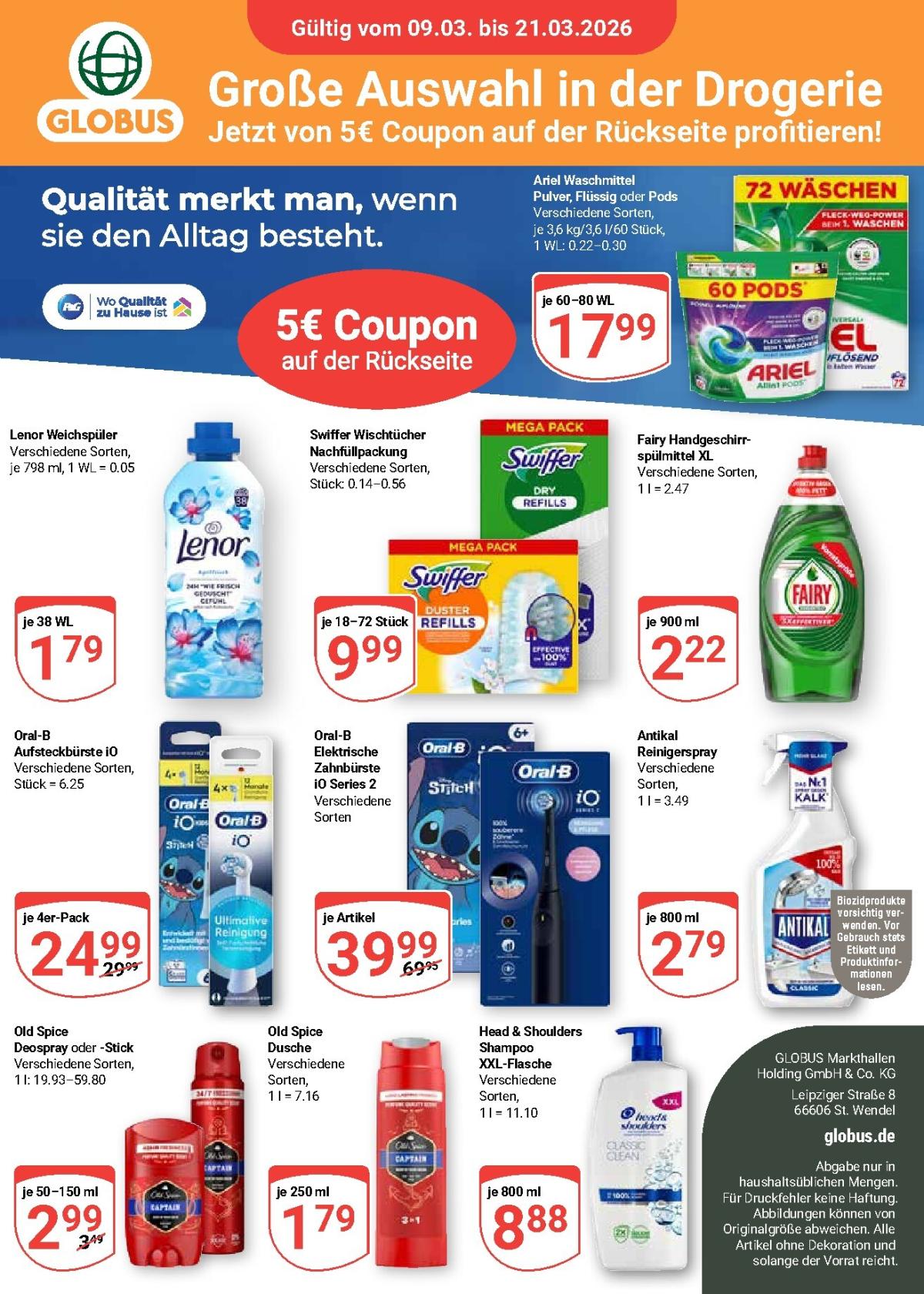 GLOBUS - Drogerie-Prospekt gültig vom 09.03.2026 bis 21.03.2026