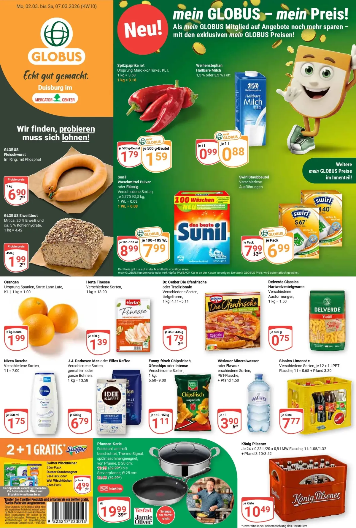 Globus - Duisburg im Mercator Center-Prospekt gültig vom 02.03.2026 bis 07.03.2026