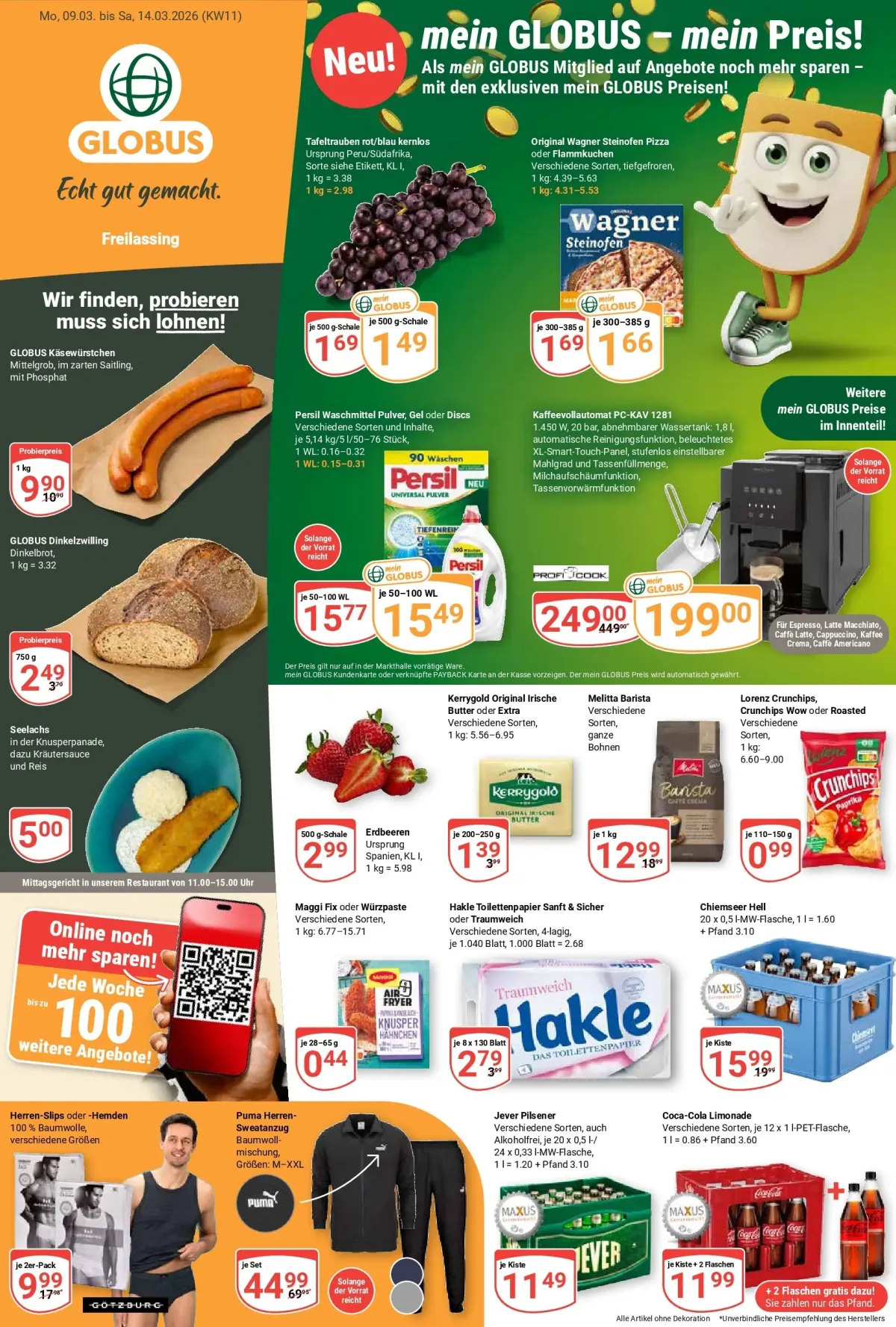 Globus - Freilassing-Prospekt gültig vom 09.03.2026 bis 14.03.2026