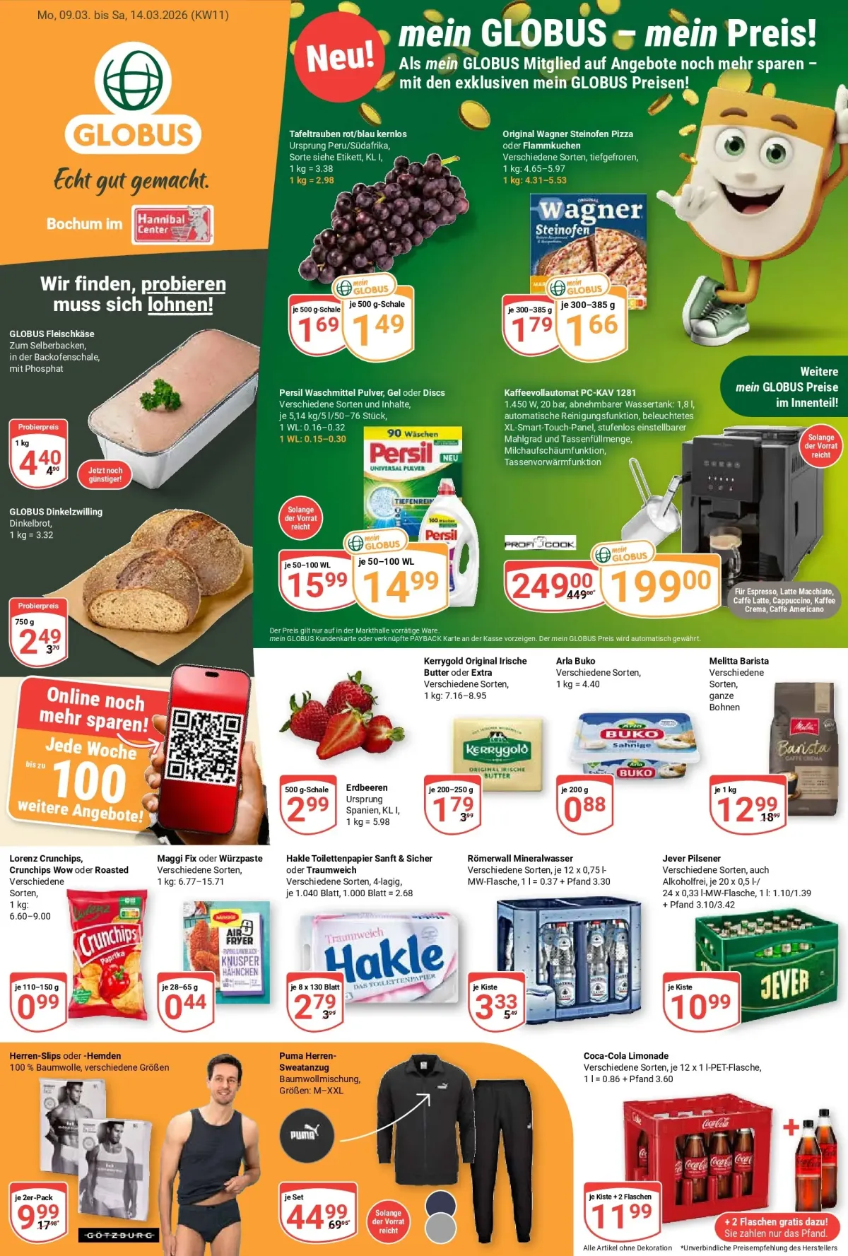 Globus - Bochum-Prospekt gültig vom 09.03.2026 bis 14.03.2026