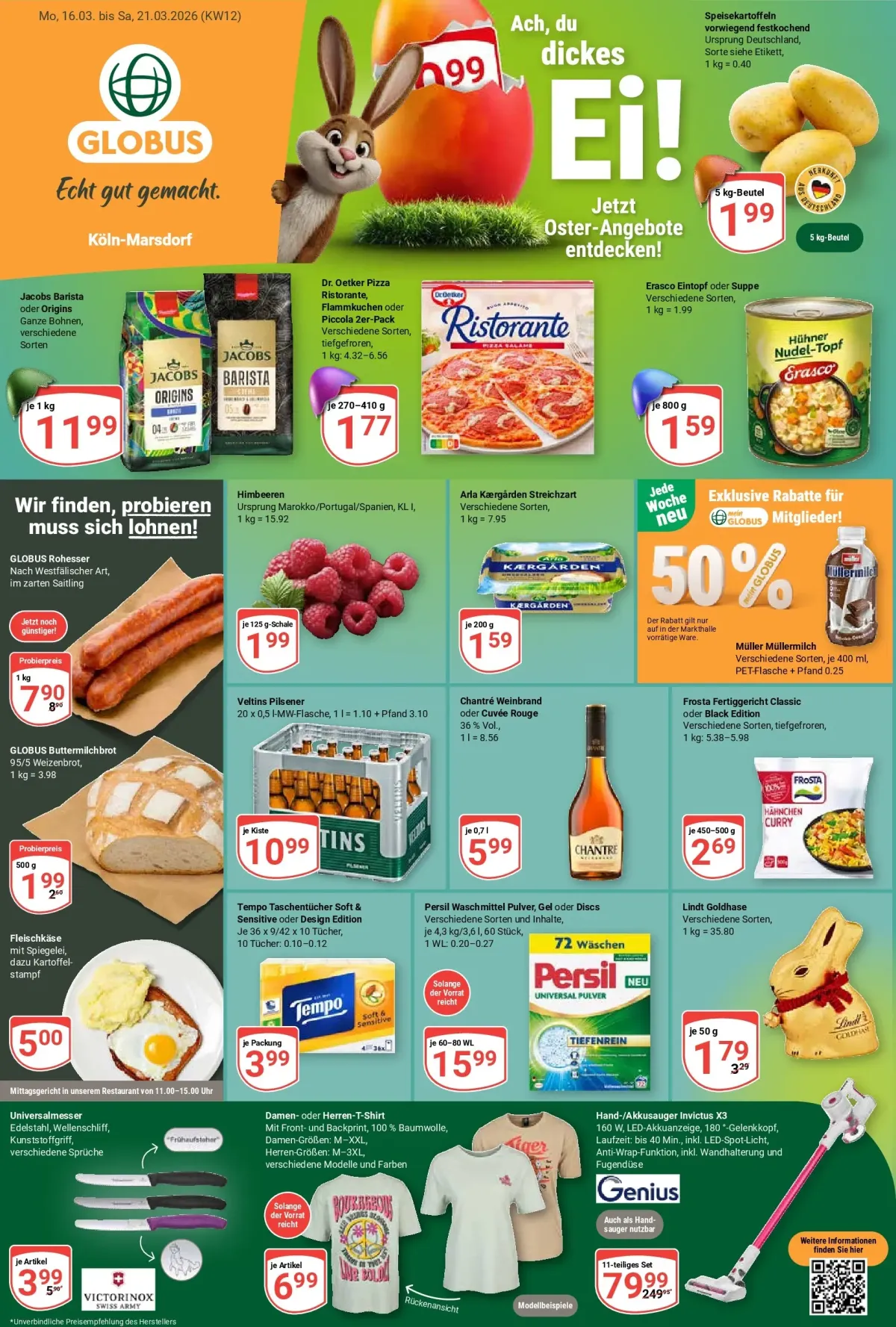 Globus - Köln-Marsdorf-Prospekt gültig vom 16.03.2026 bis 21.03.2026