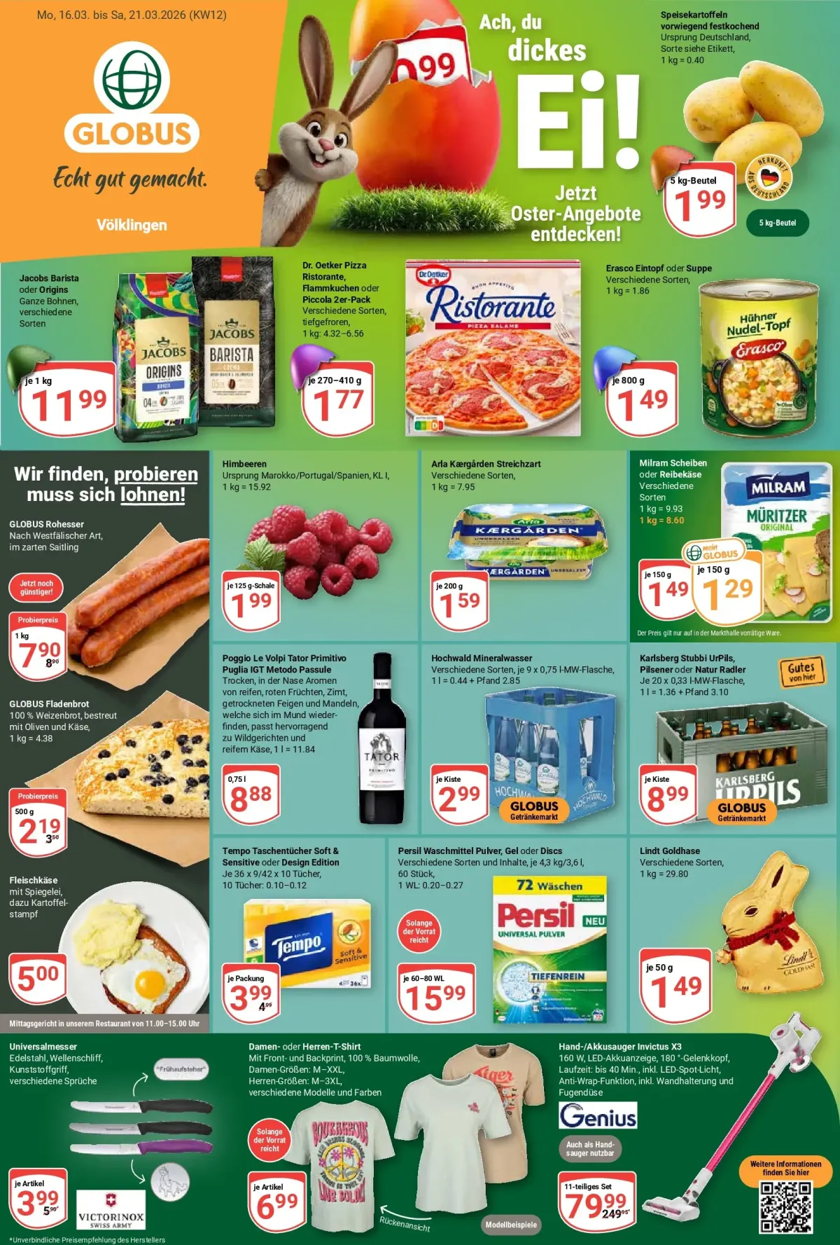 Globus - Völklingen-Prospekt gültig vom 16.03.2026 bis 21.03.2026
