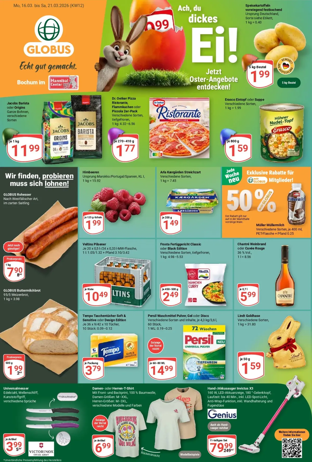 Globus - Bochum-Prospekt gültig vom 16.03.2026 bis 21.03.2026