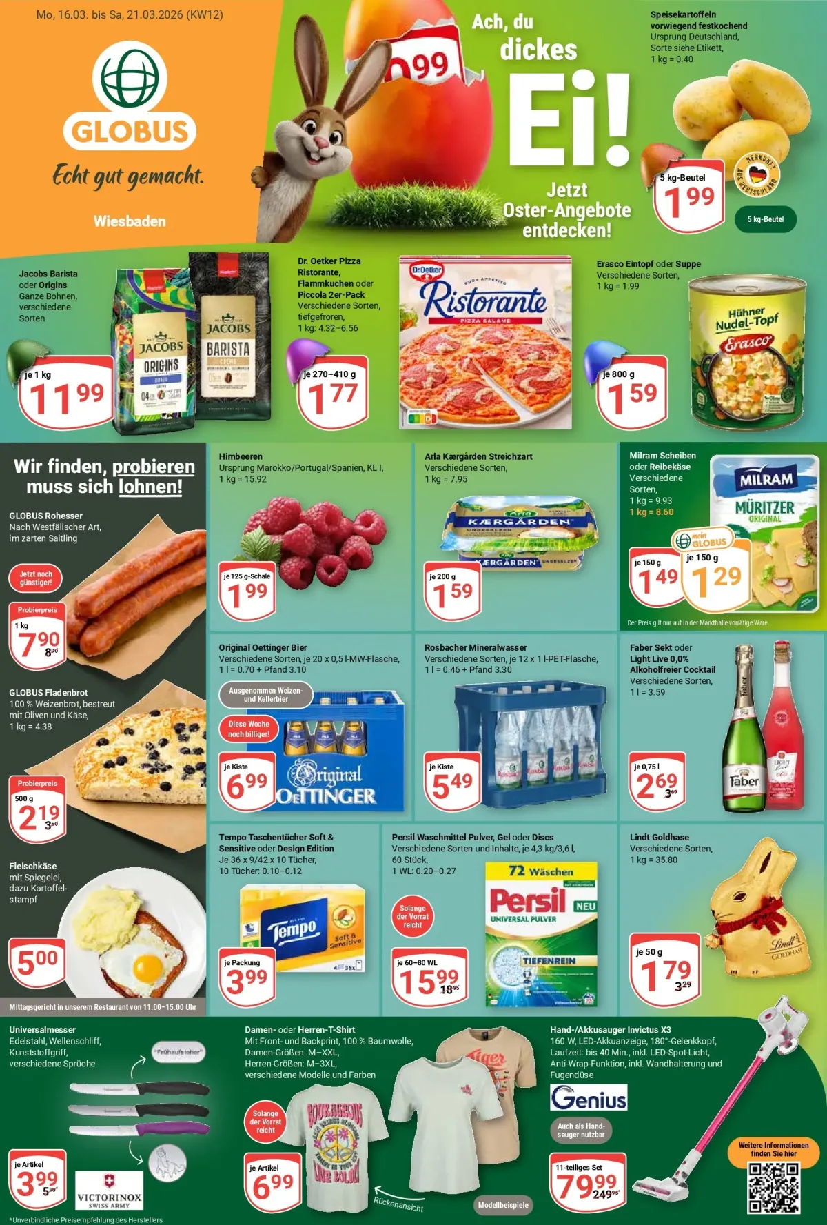 Globus - Wiesbaden-Prospekt gültig vom 16.03.2026 bis 21.03.2026
