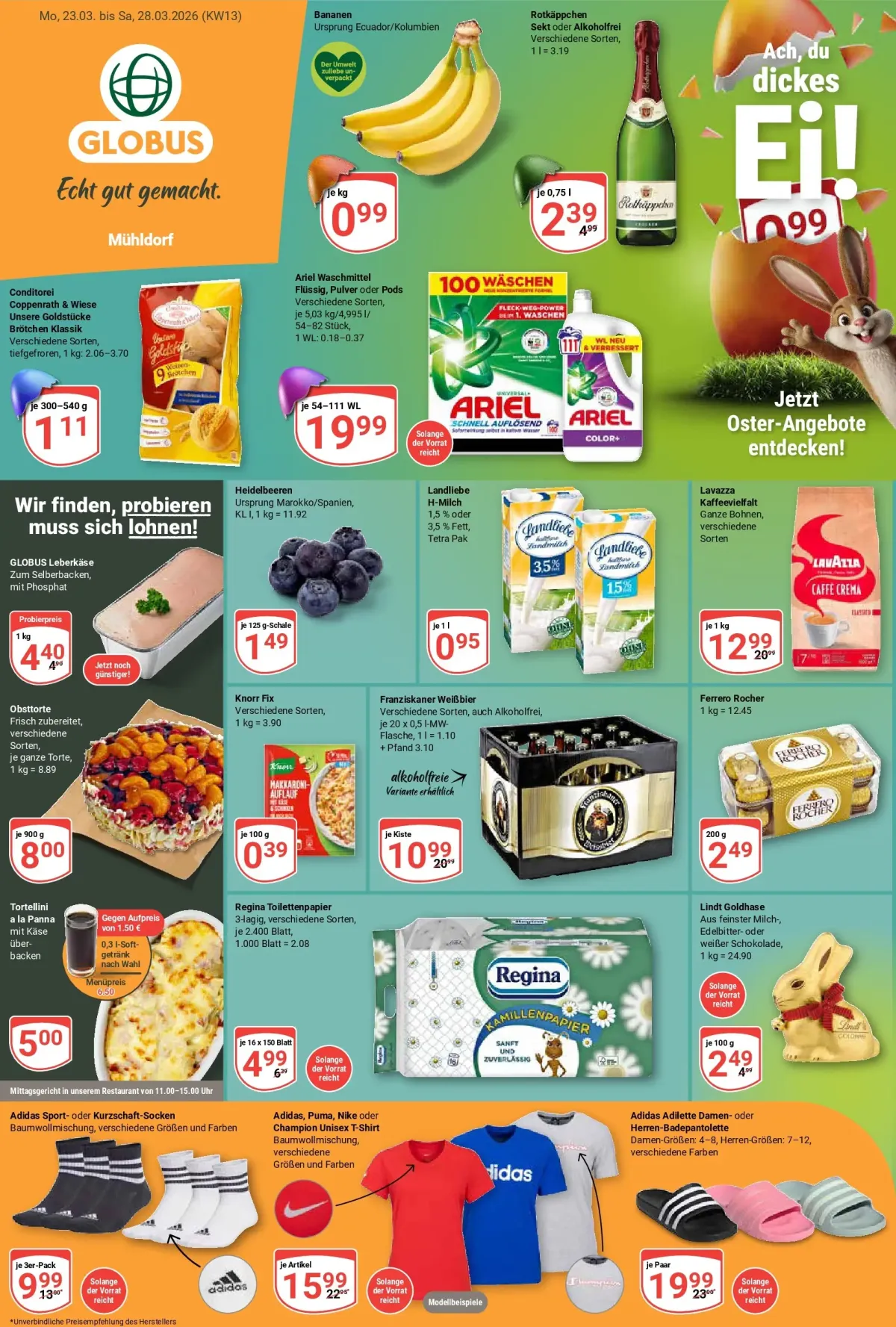 Globus - Mühldorf-Prospekt gültig vom 23.03.2026 bis 28.03.2026