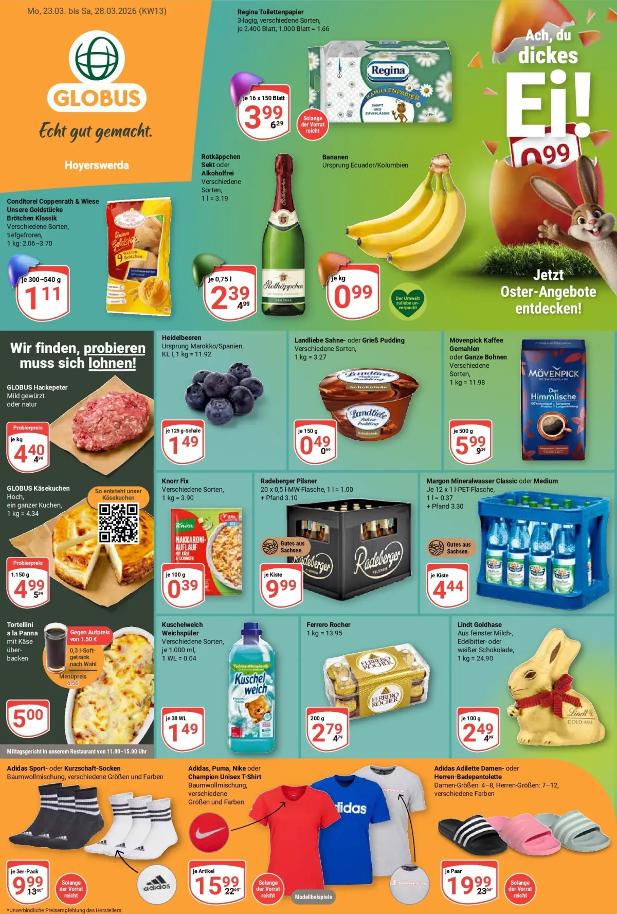 Globus - Hoyerswerda-Prospekt gültig vom 23.03.2026 bis 28.03.2026
